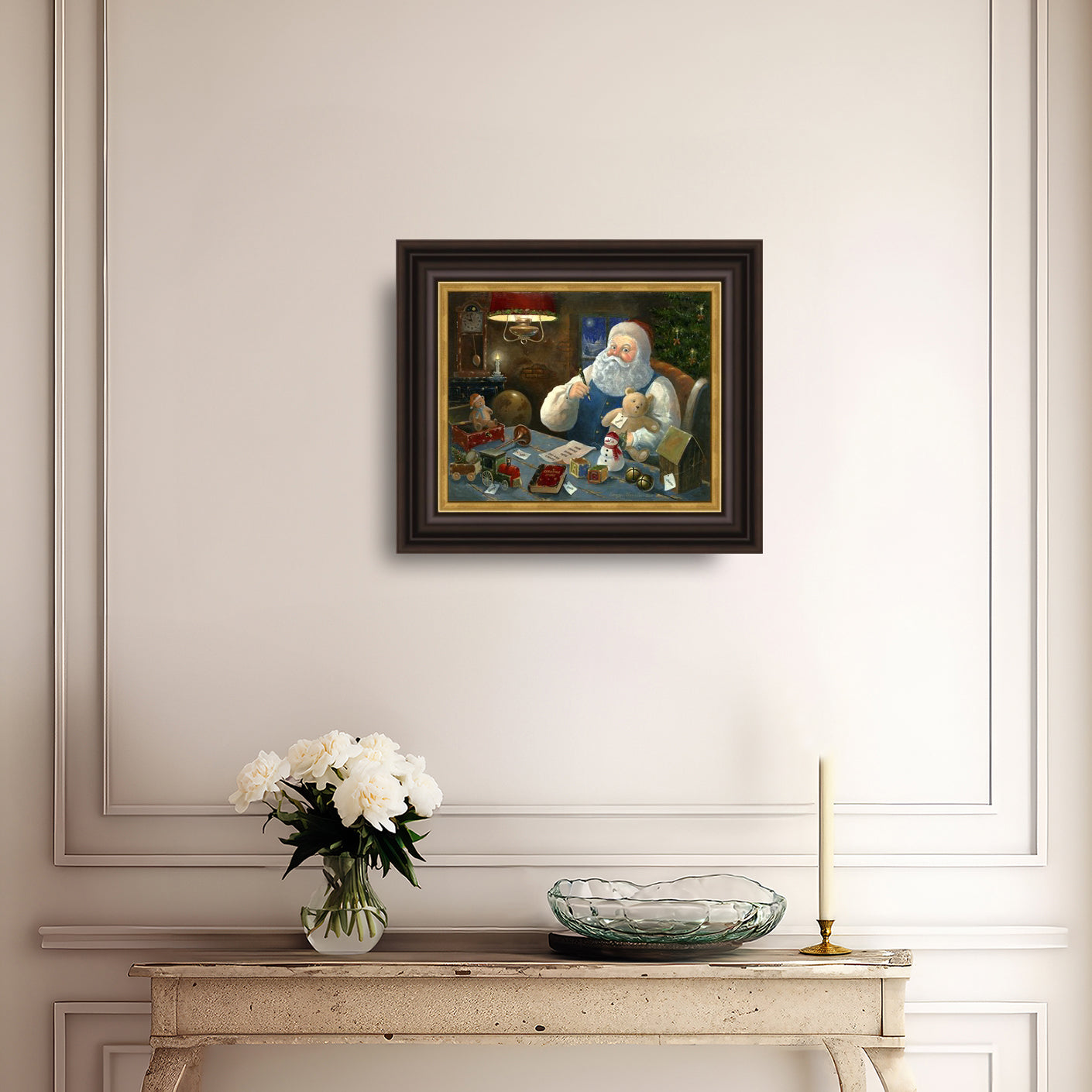 Santa Checking his List