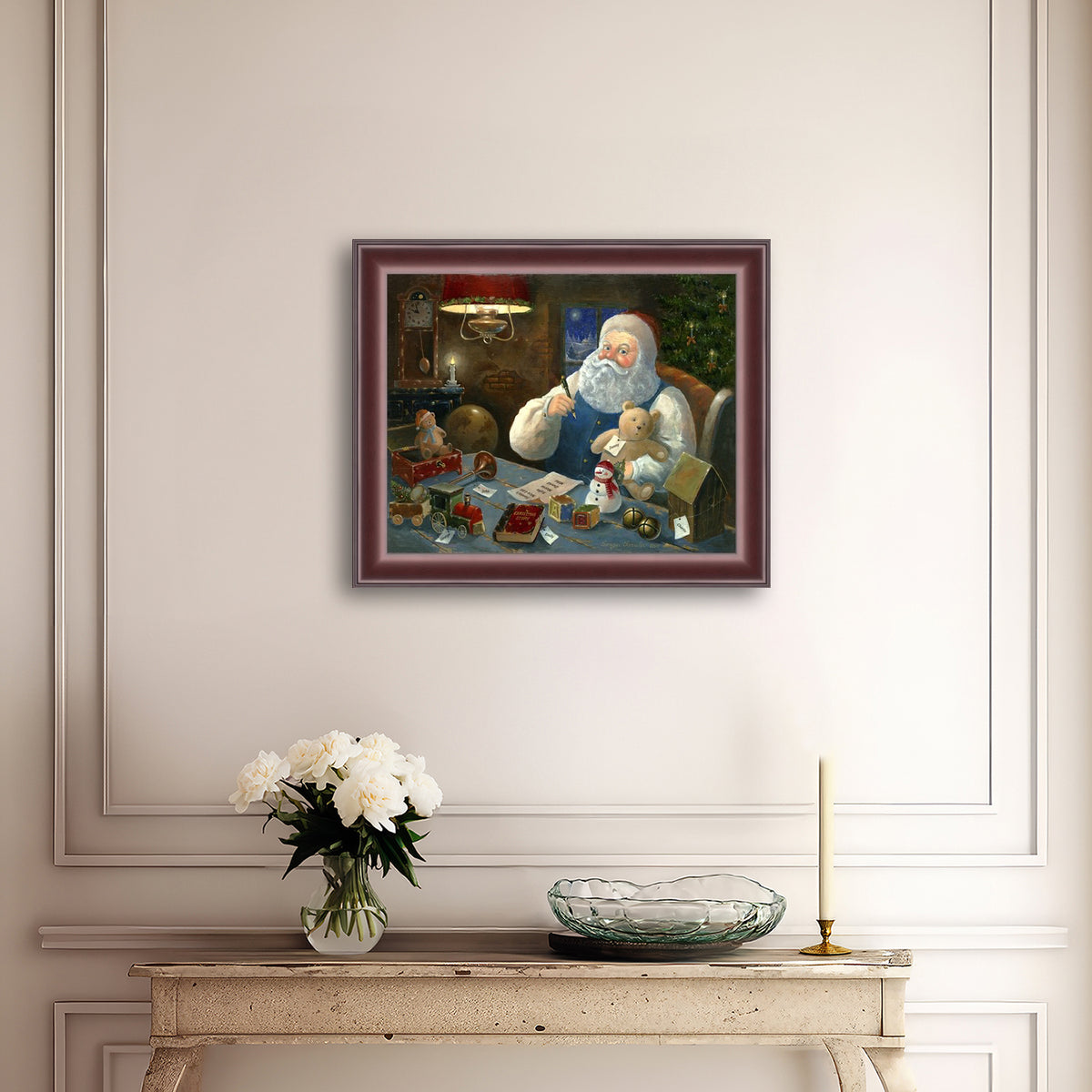 Santa Checking his List