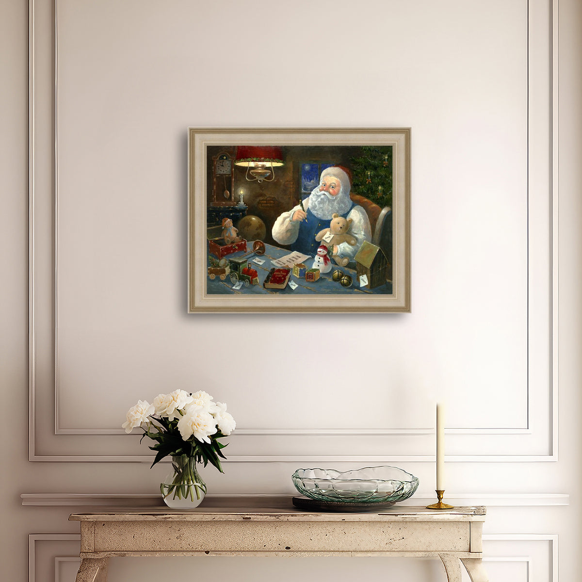 Santa Checking his List