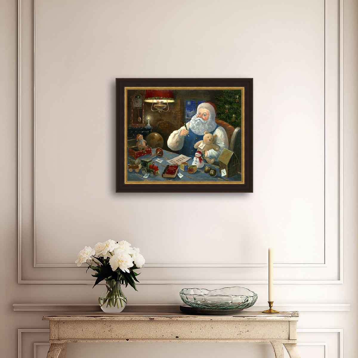 Santa Checking his List