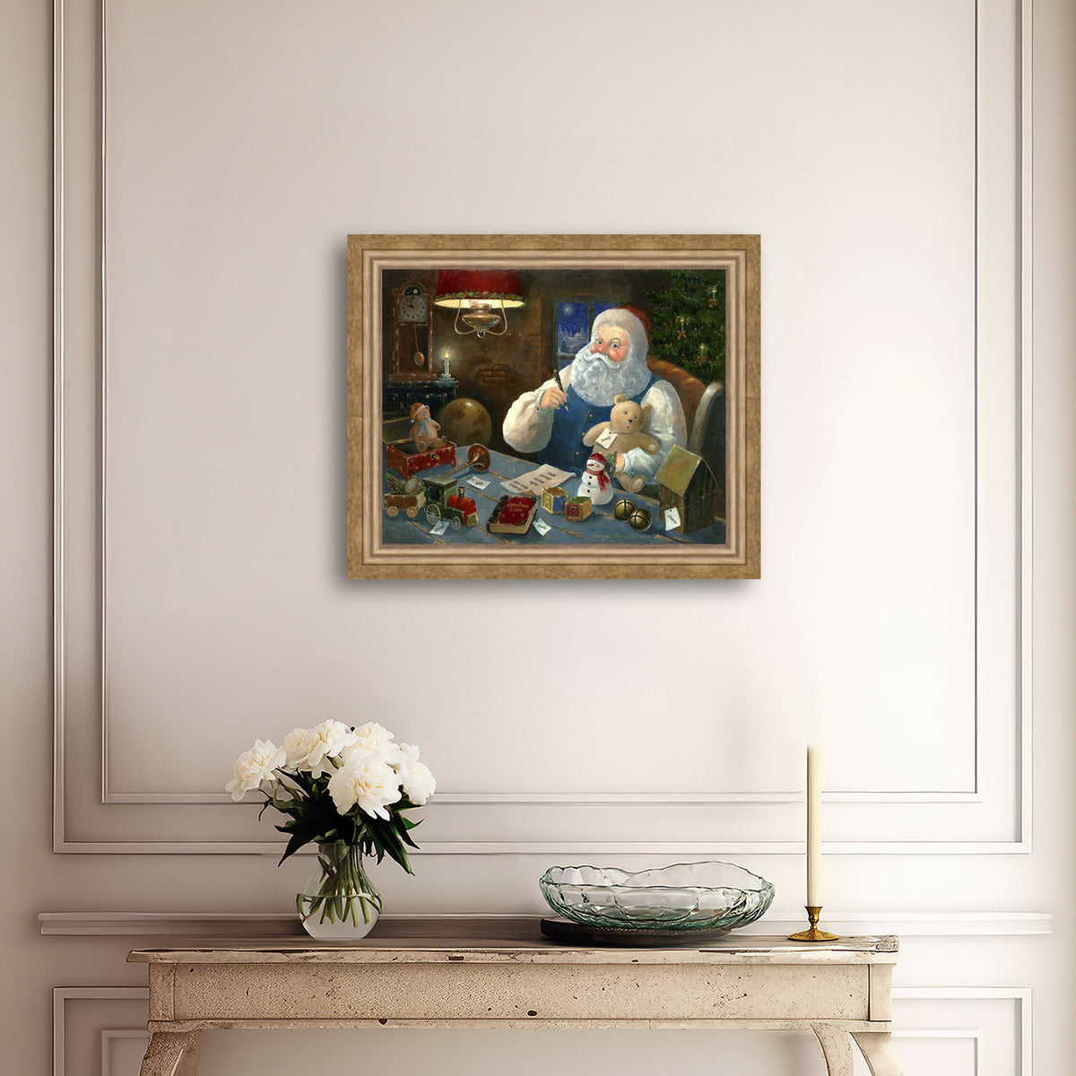 Santa Checking his List