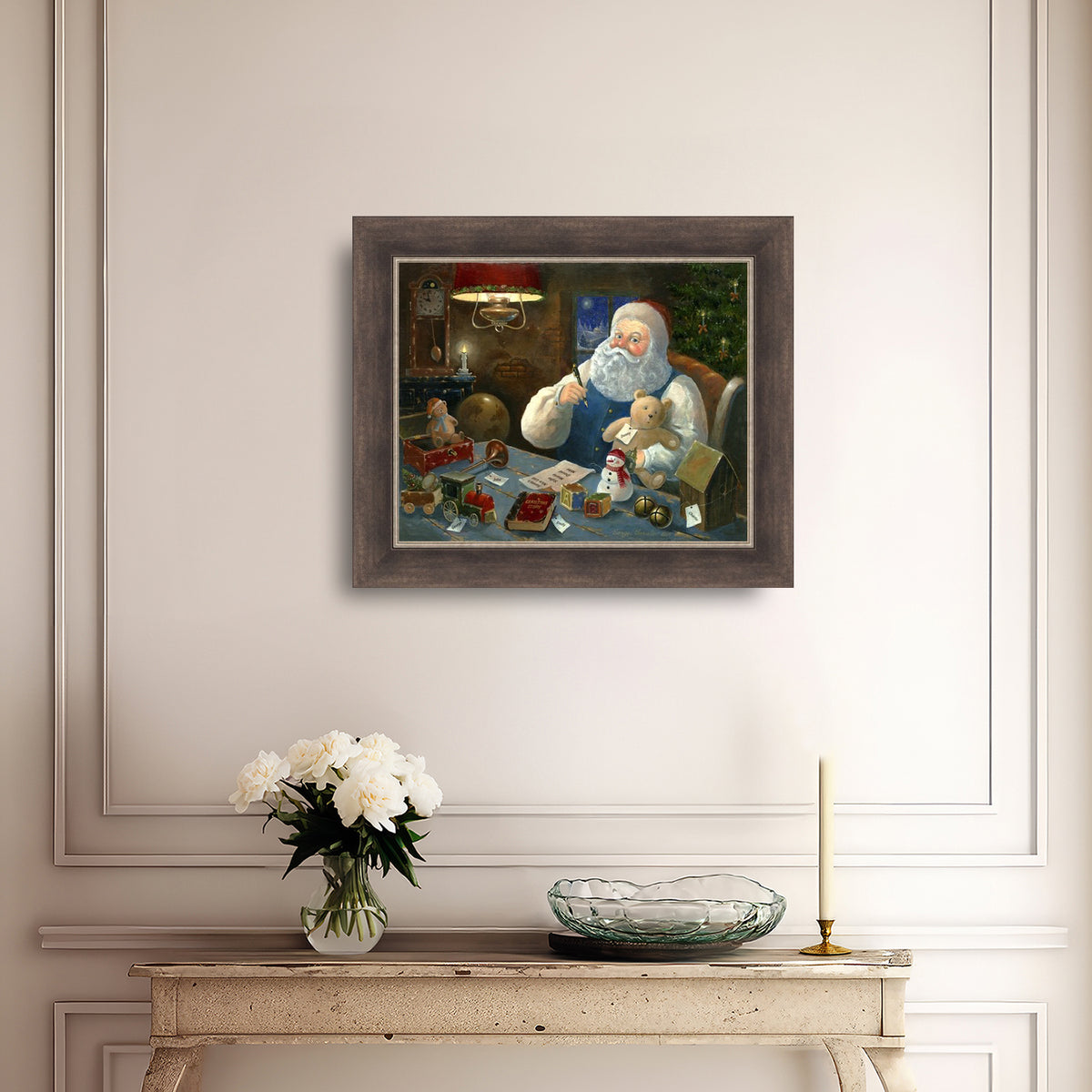 Santa Checking his List