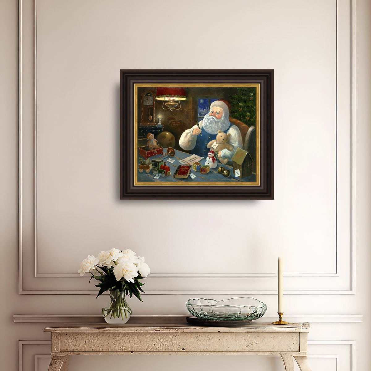 Santa Checking his List