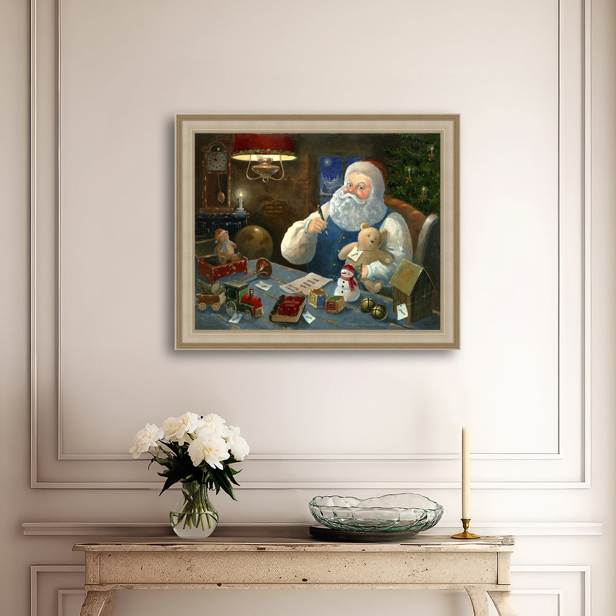 Santa Checking his List