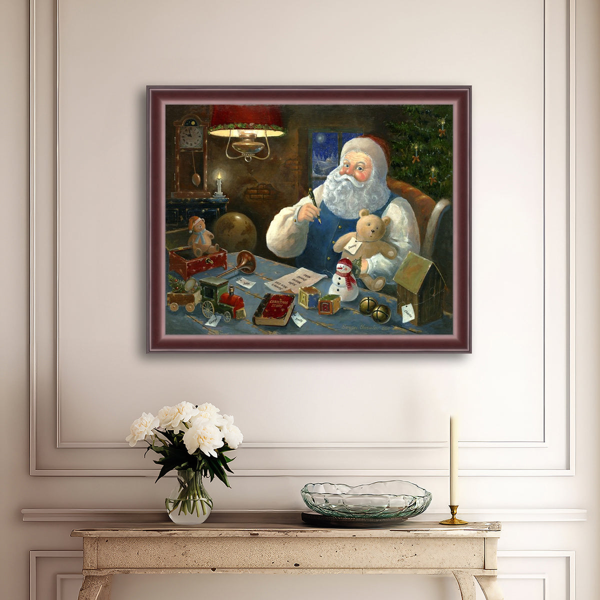 Santa Checking his List