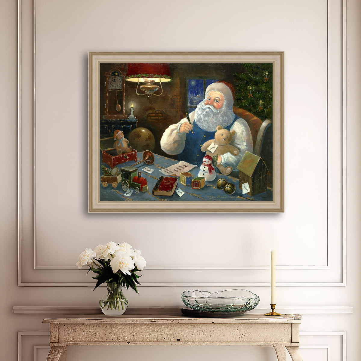 Santa Checking his List