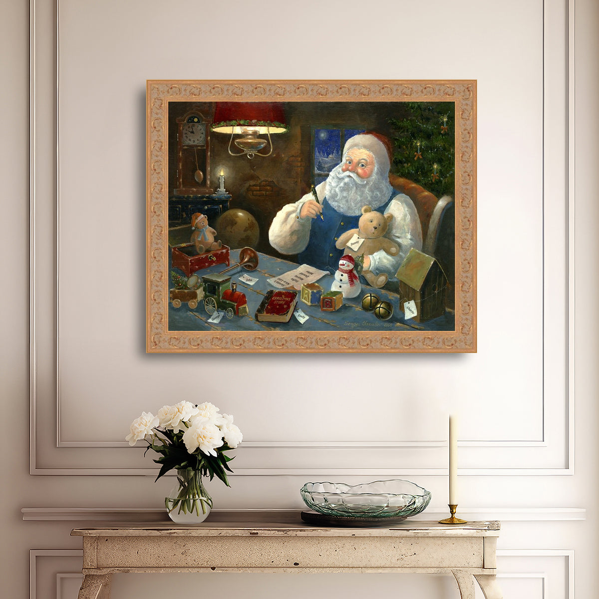 Santa Checking his List