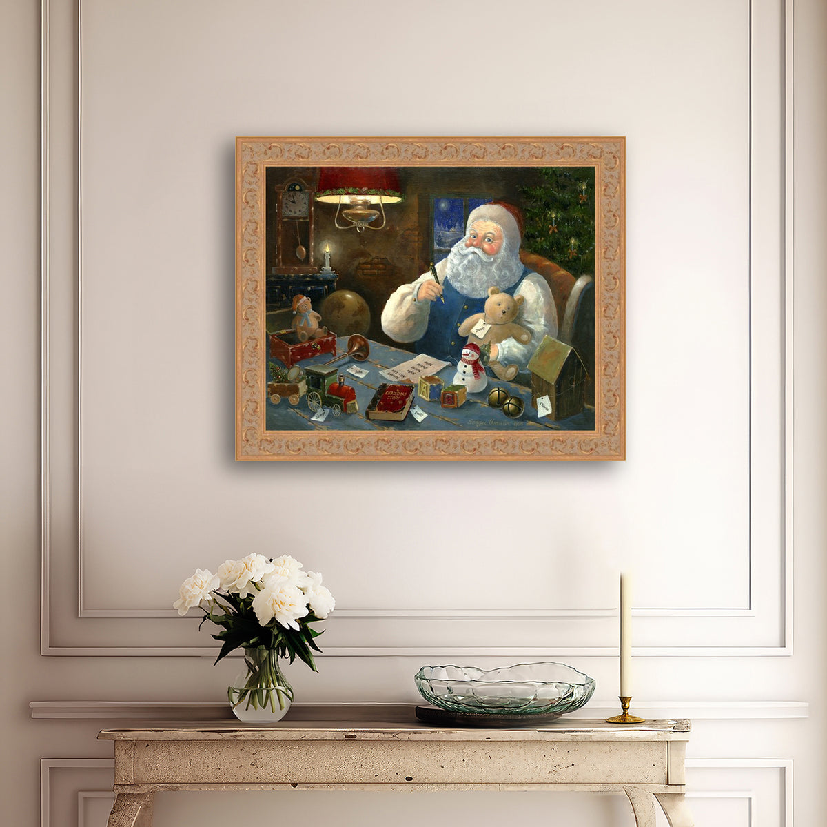 Santa Checking his List