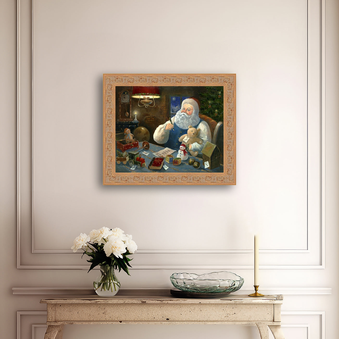 Santa Checking his List