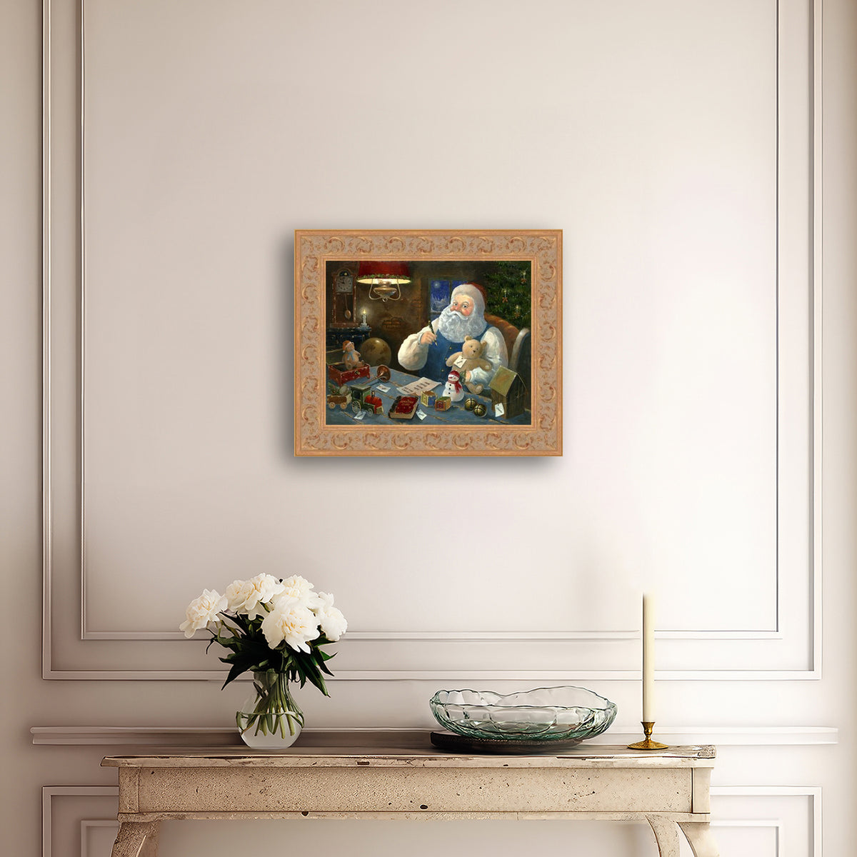 Santa Checking his List