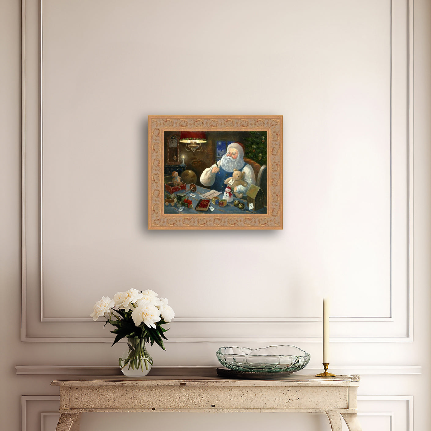 Santa Checking his List