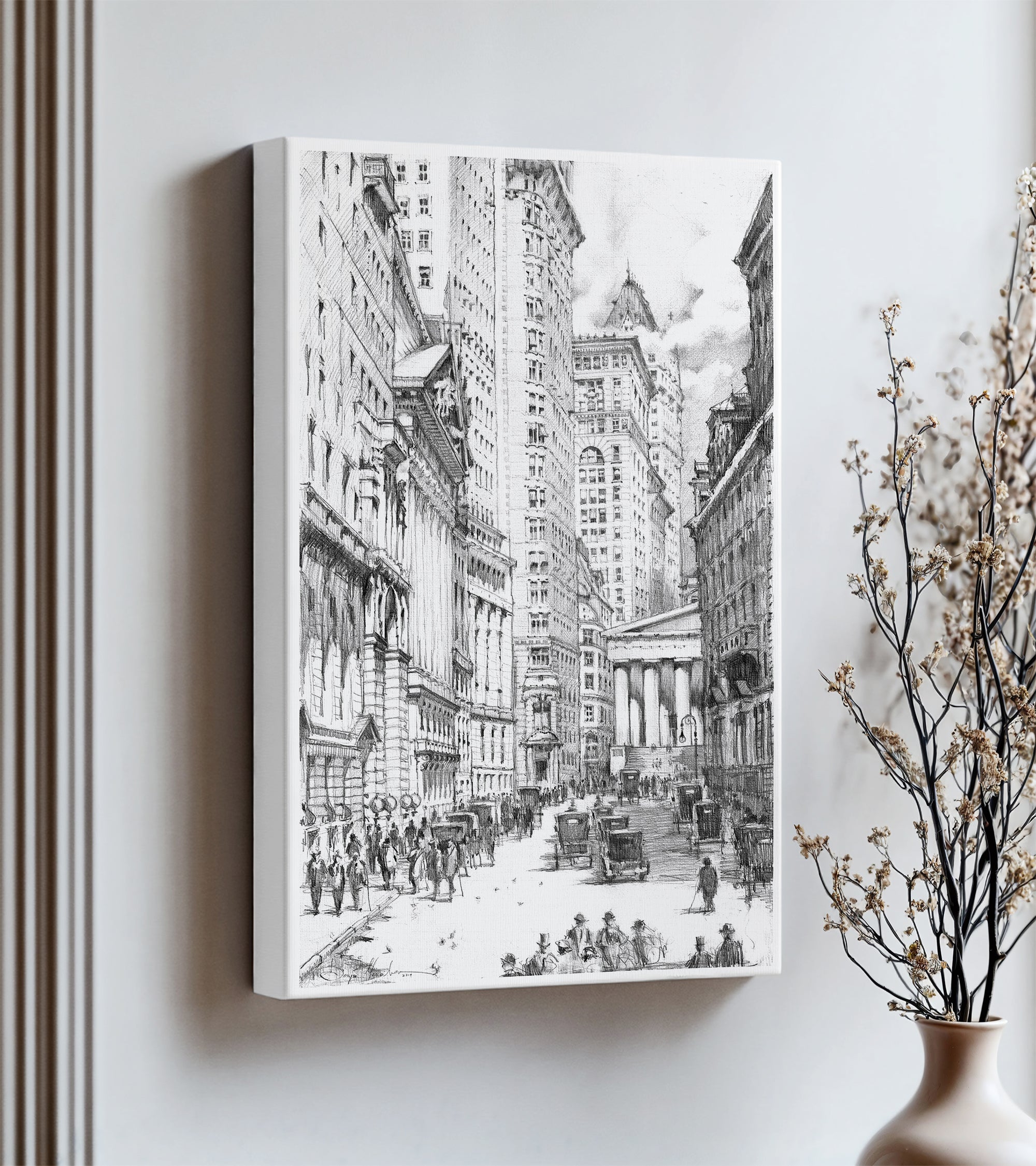 Stock Exchange, Black and White