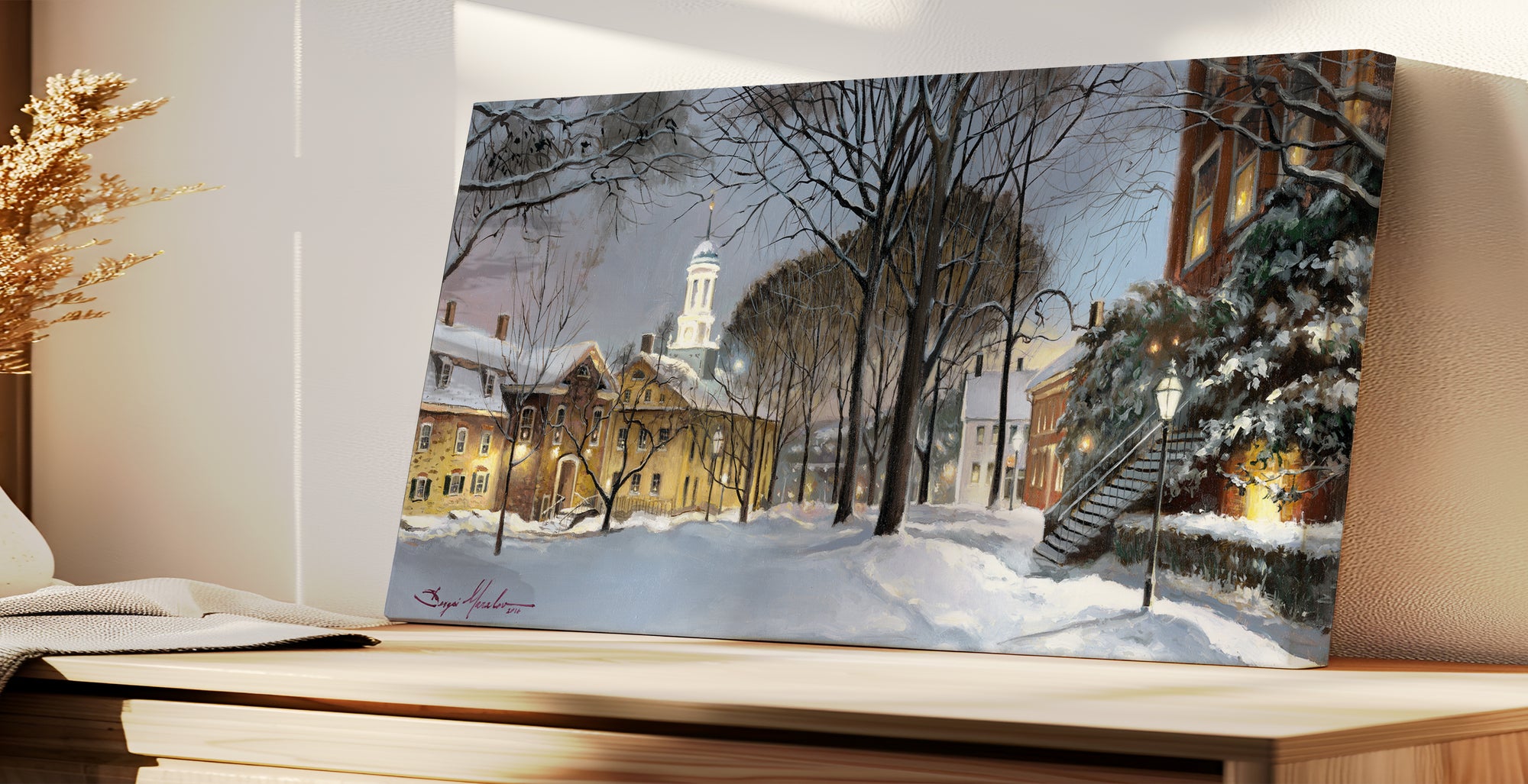 Winter Night, Moravian Academy