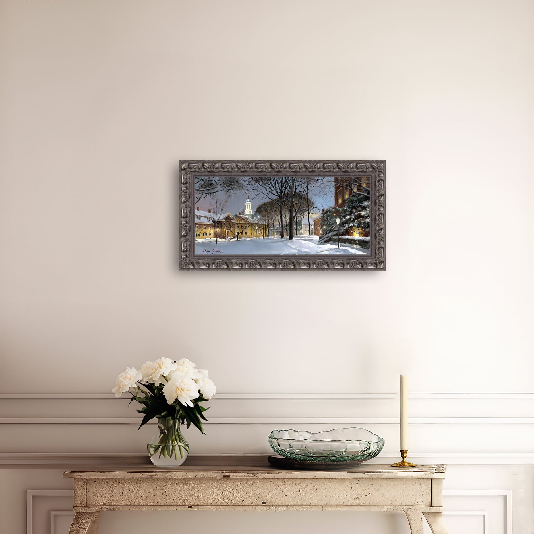 Winter Night, Moravian Academy