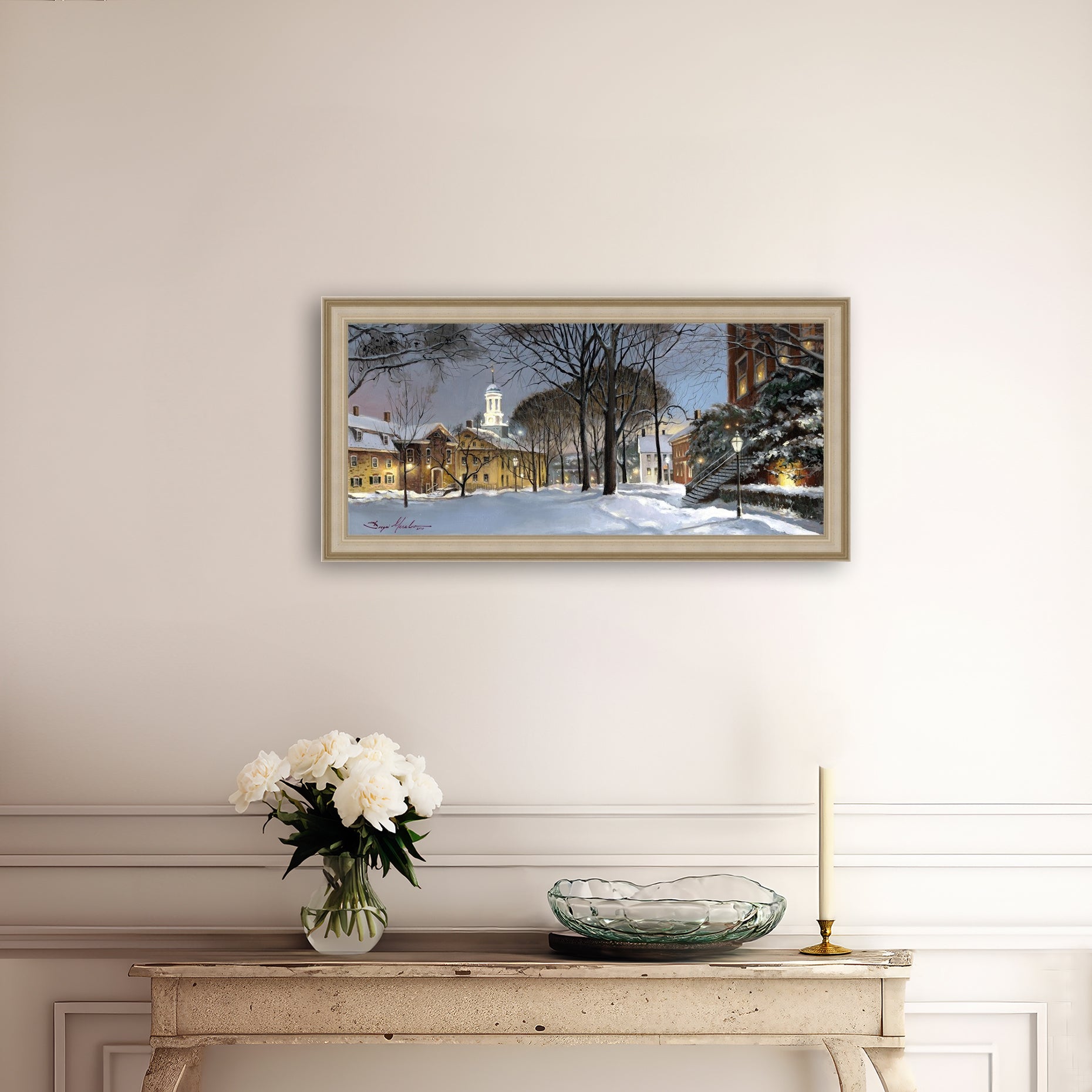 Winter Night, Moravian Academy