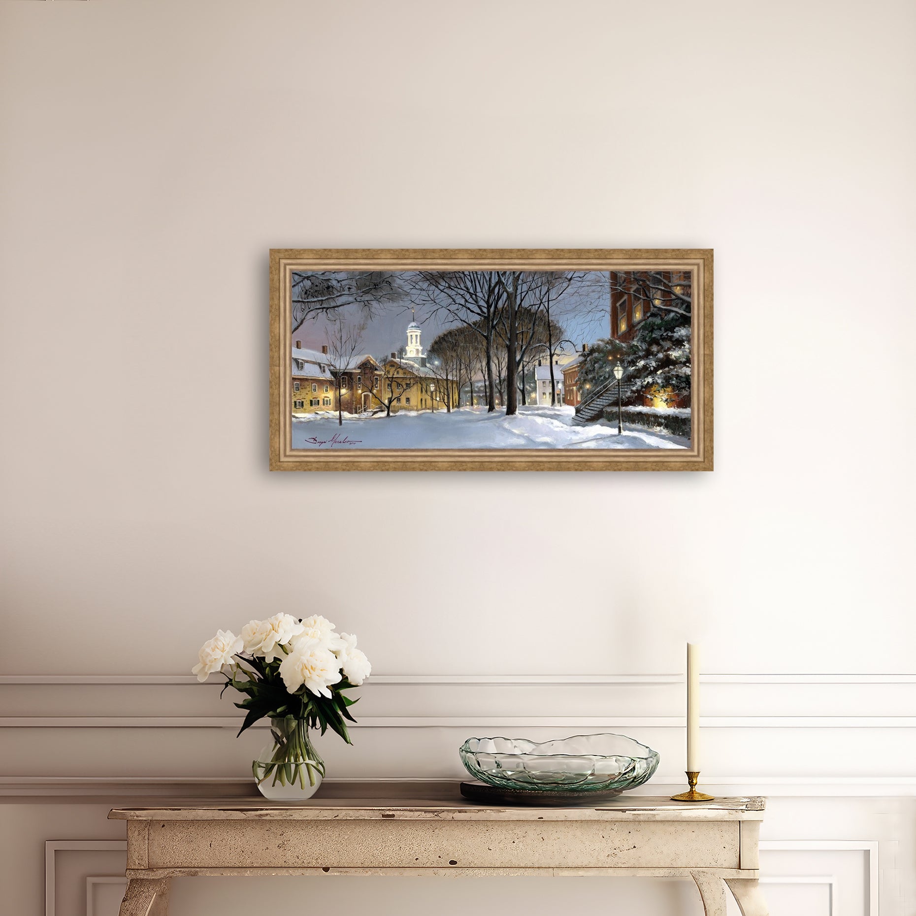 Winter Night, Moravian Academy