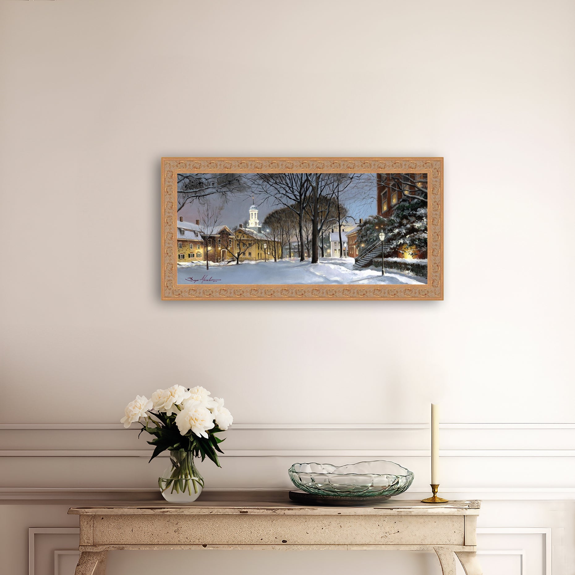 Winter Night, Moravian Academy