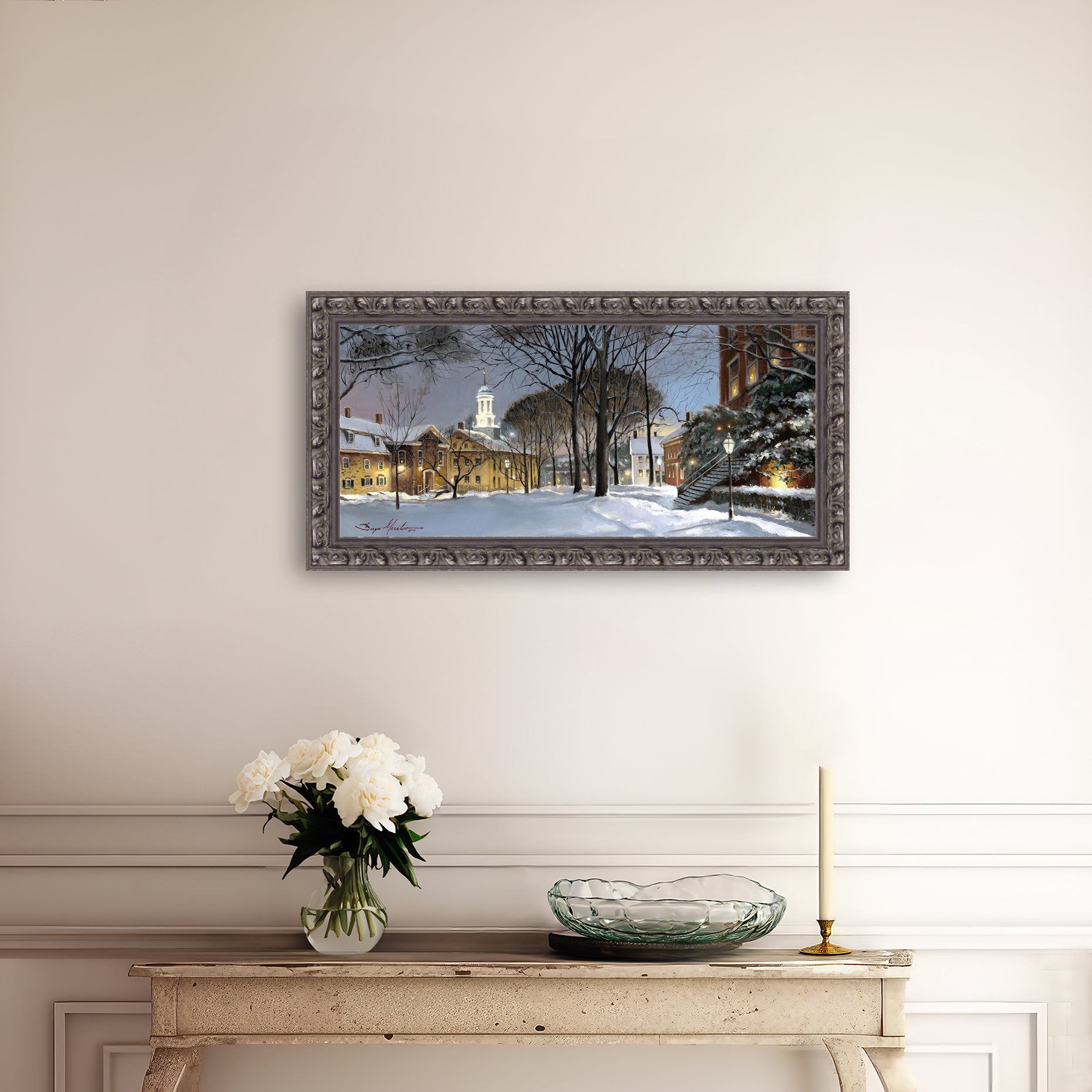 Winter Night, Moravian Academy