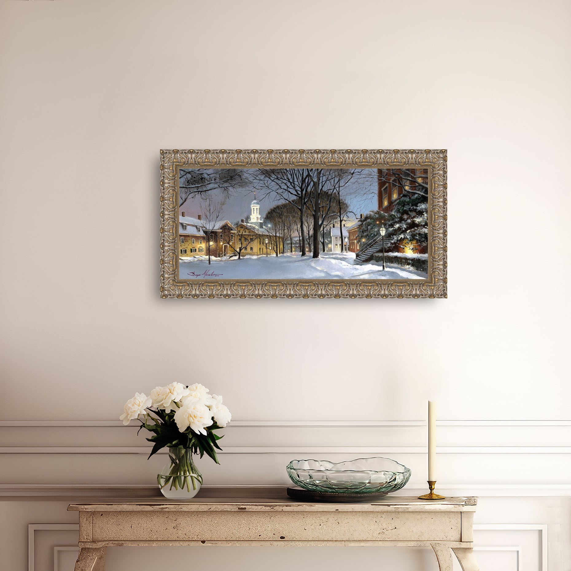 Winter Night, Moravian Academy