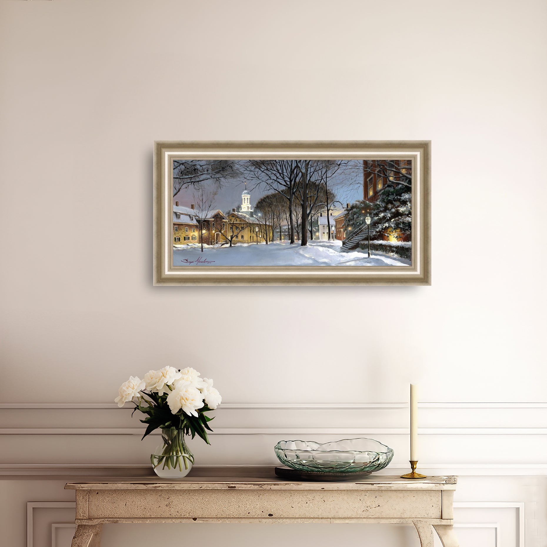 Winter Night, Moravian Academy
