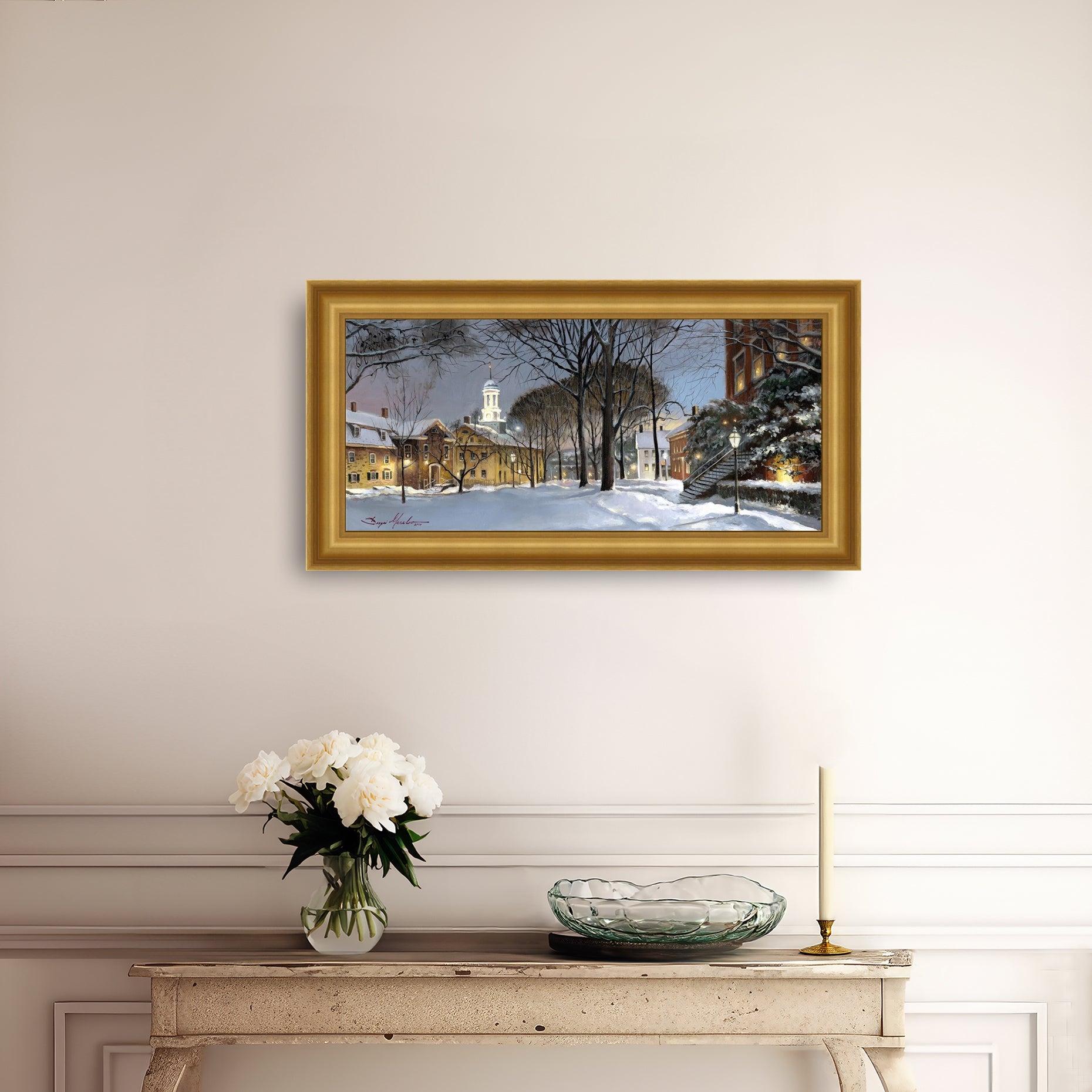 Winter Night, Moravian Academy