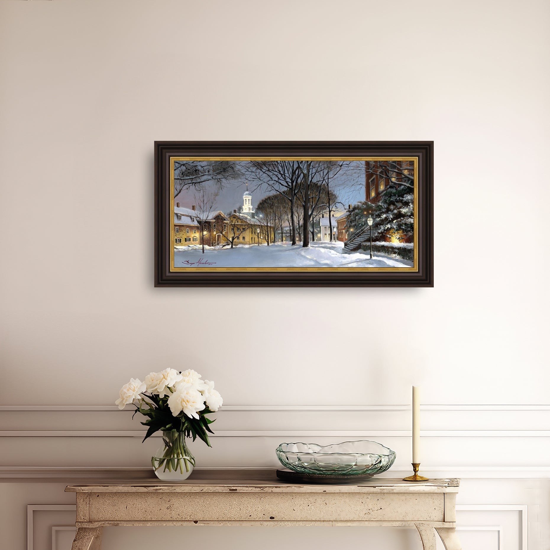 Winter Night, Moravian Academy