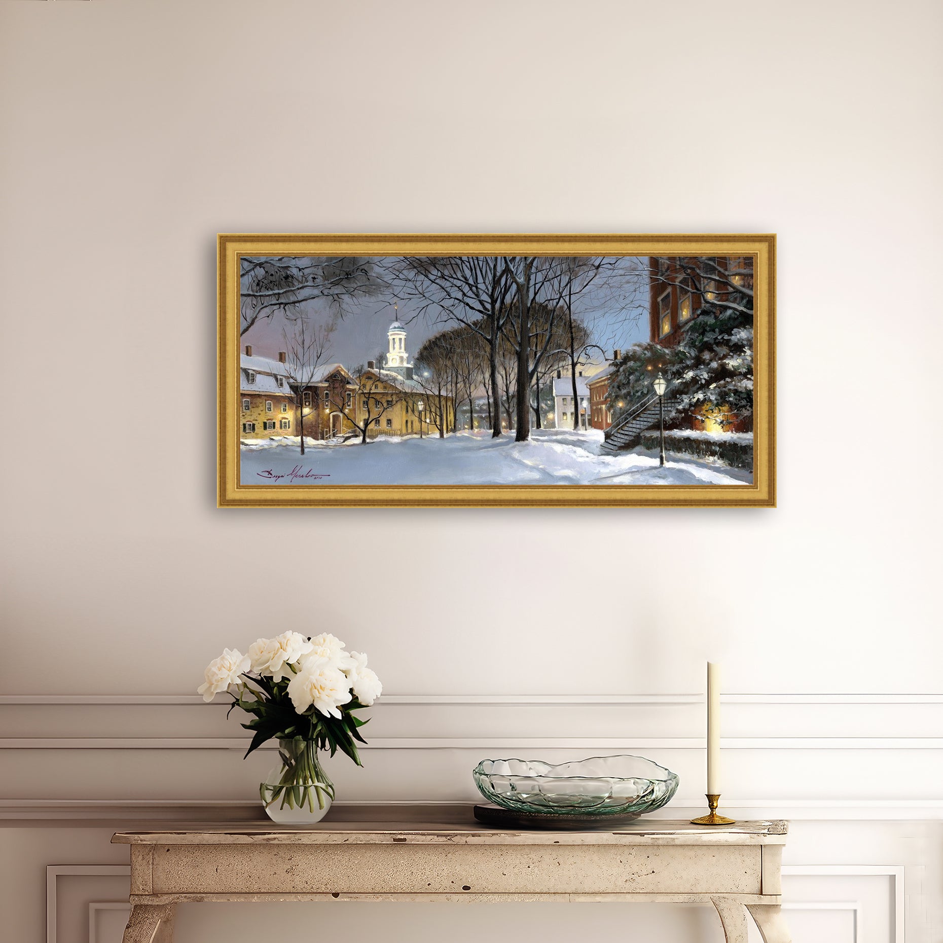Winter Night, Moravian Academy