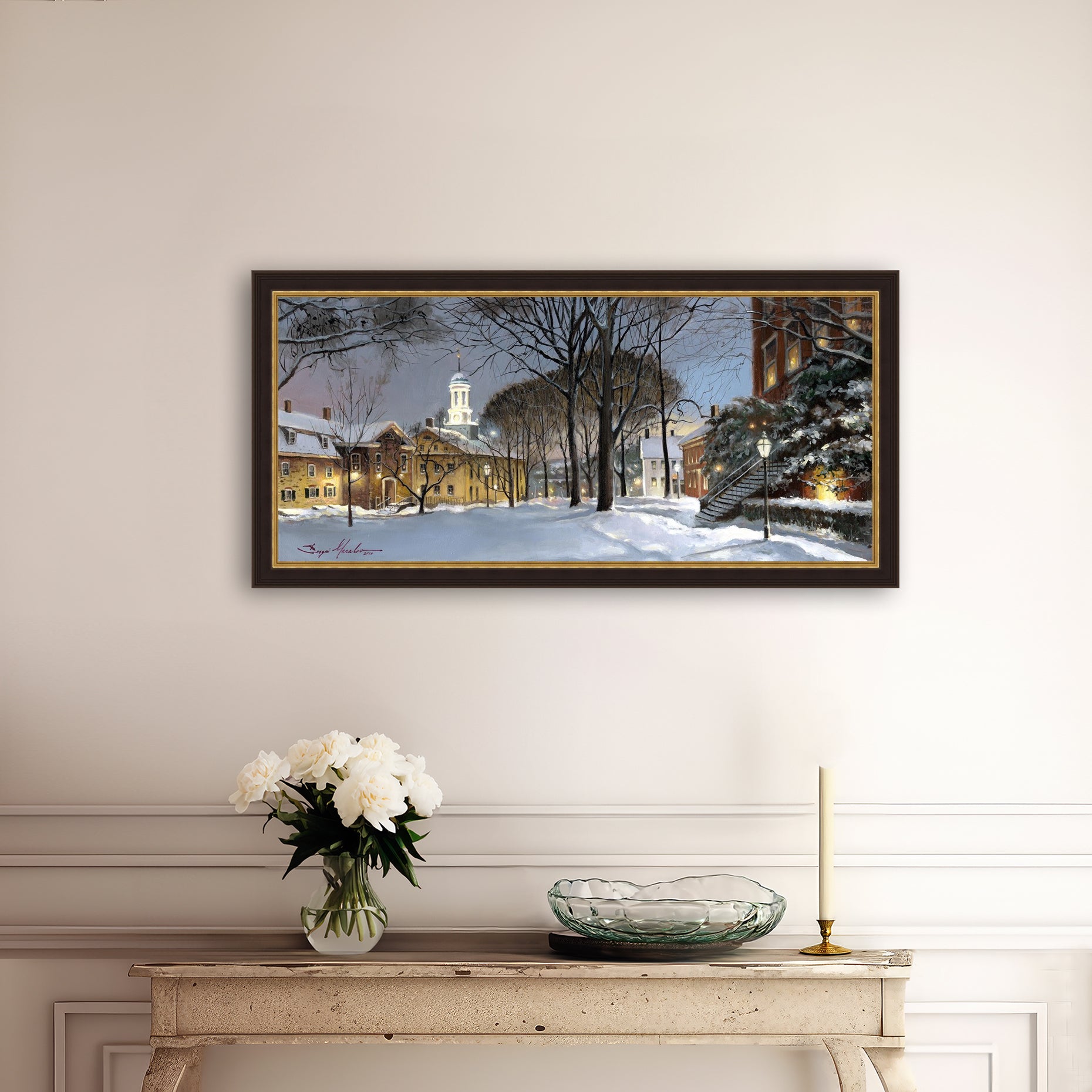 Winter Night, Moravian Academy