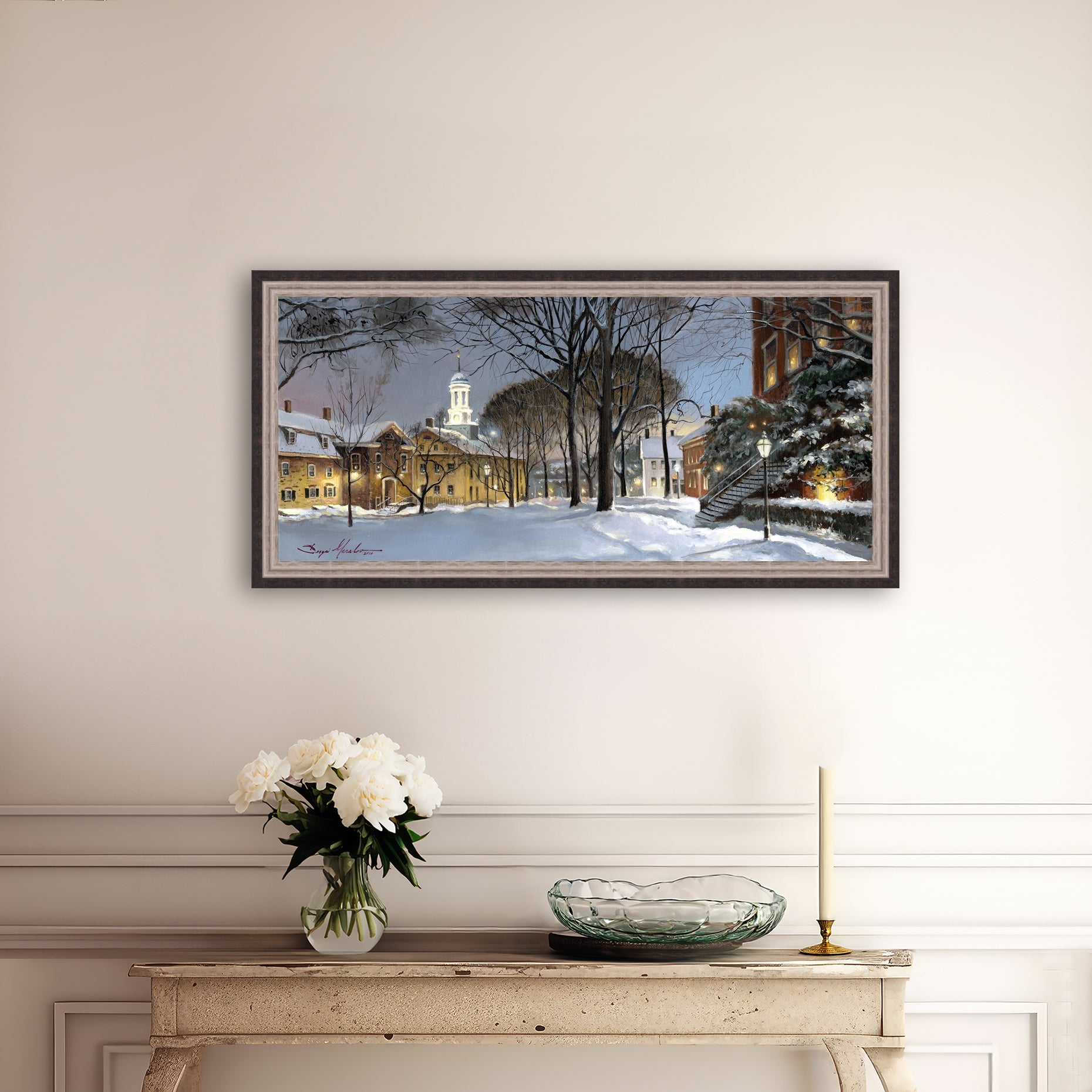 Winter Night, Moravian Academy
