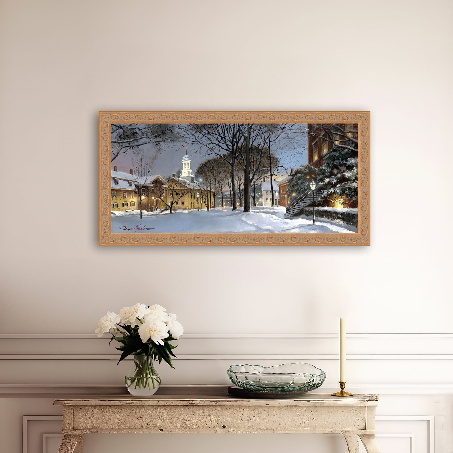 Winter Night, Moravian Academy