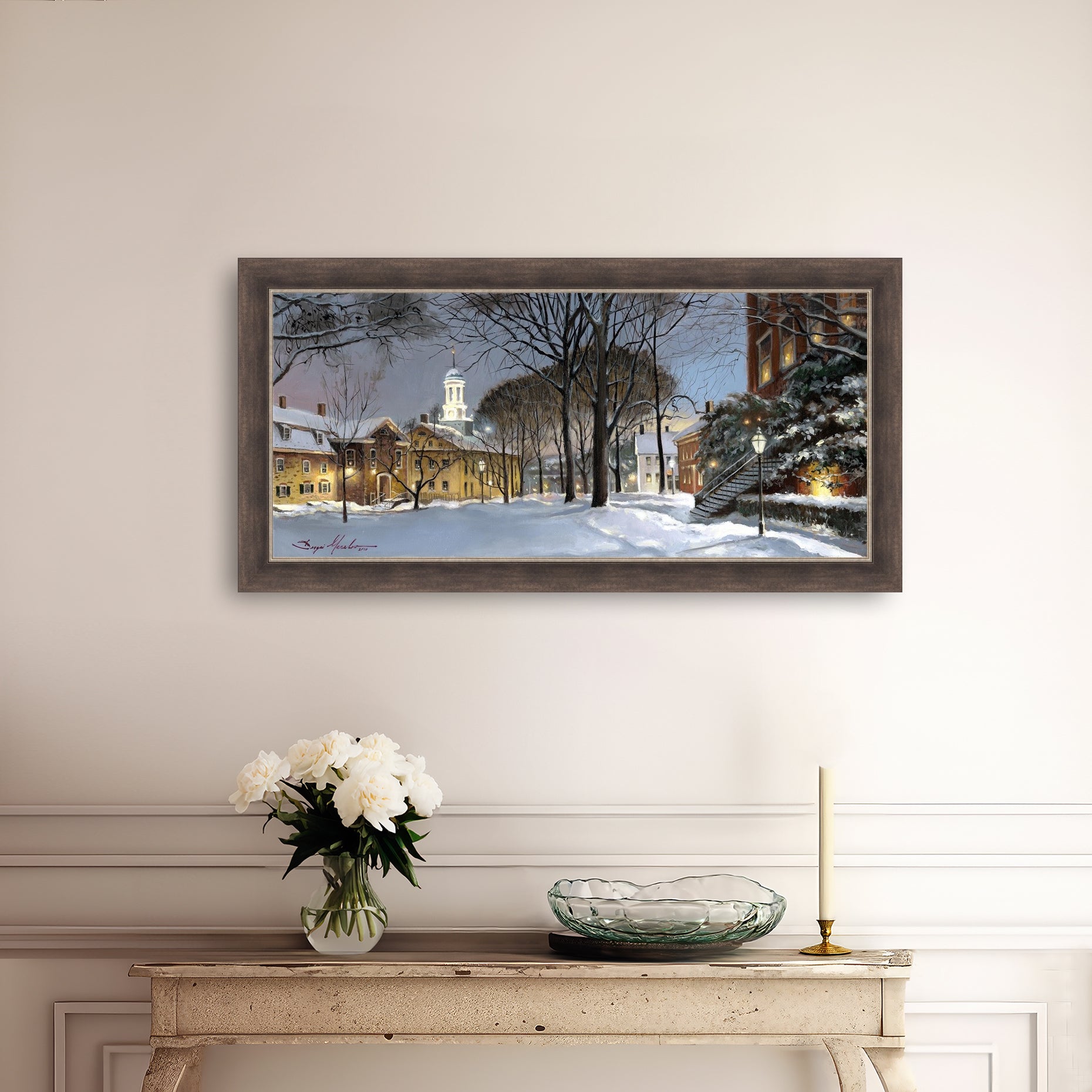 Winter Night, Moravian Academy