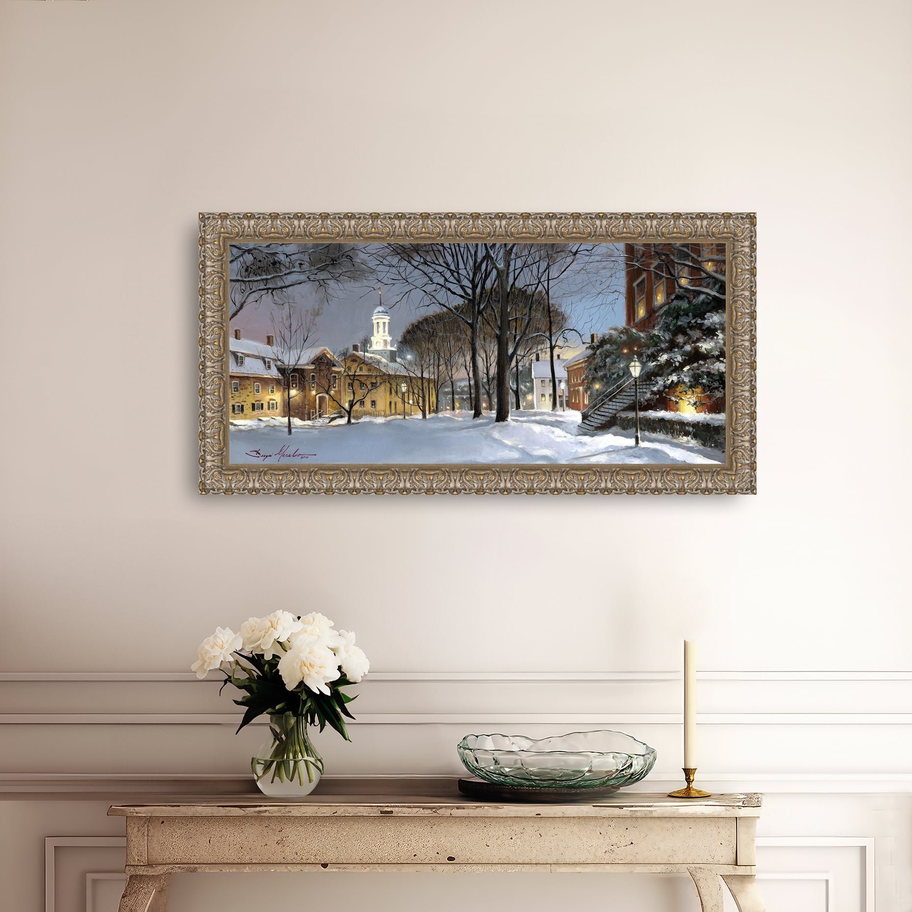 Winter Night, Moravian Academy