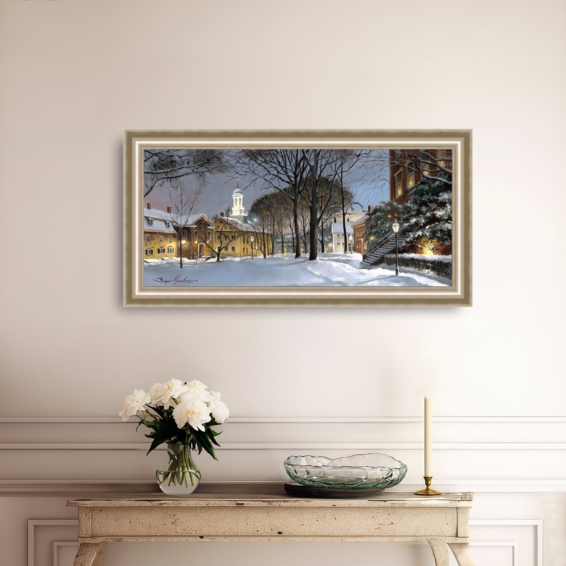 Winter Night, Moravian Academy