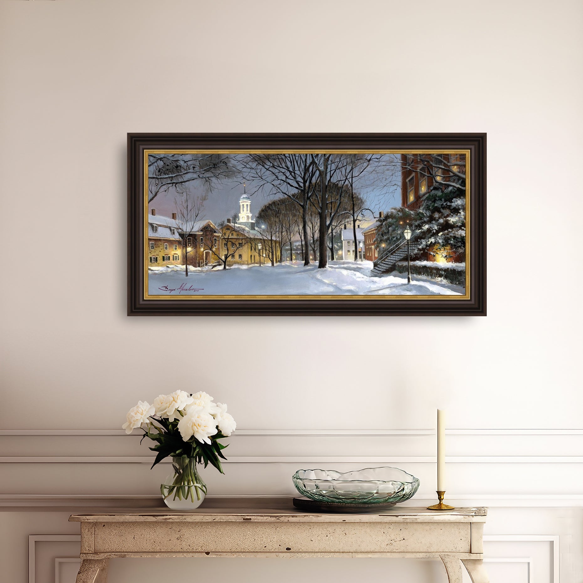Winter Night, Moravian Academy