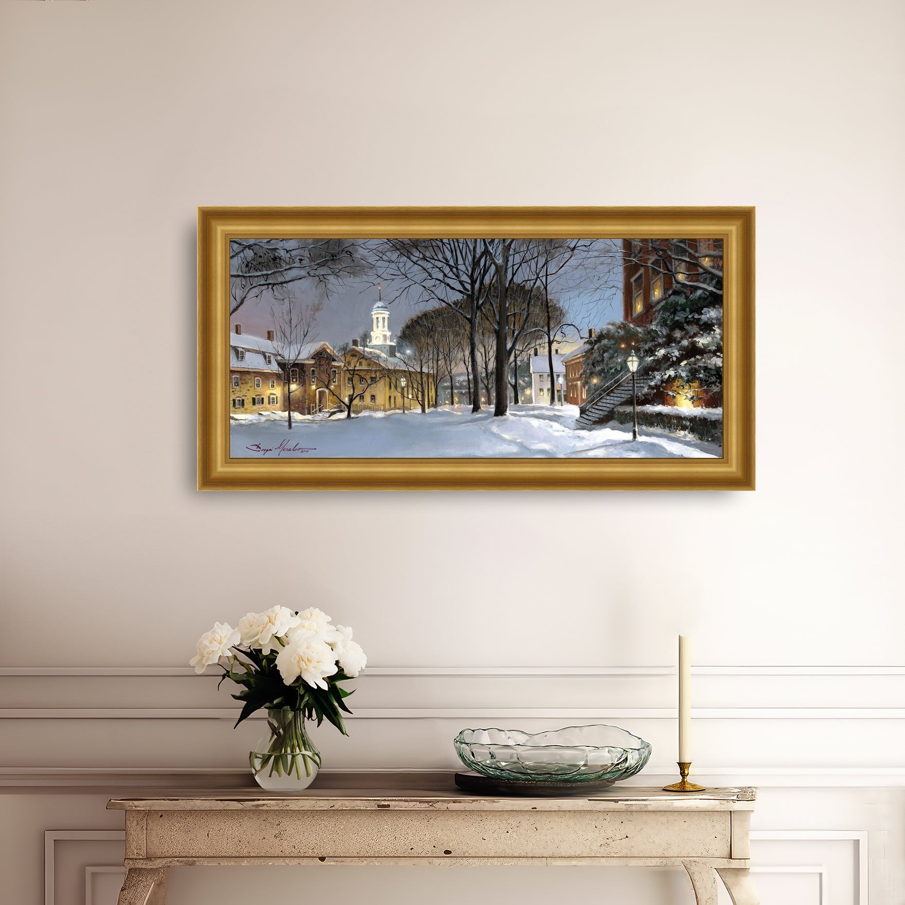 Winter Night, Moravian Academy