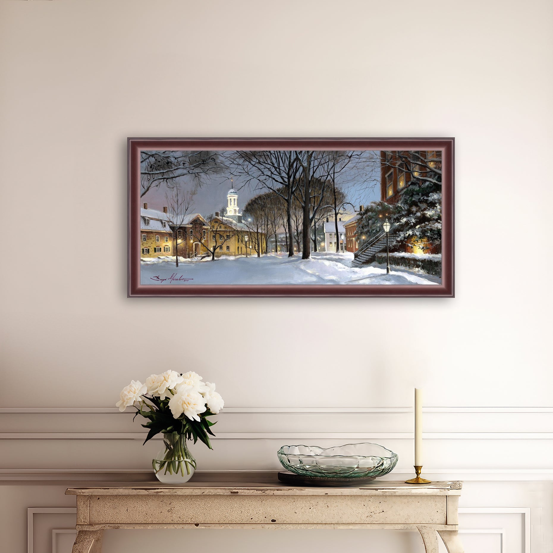 Winter Night, Moravian Academy