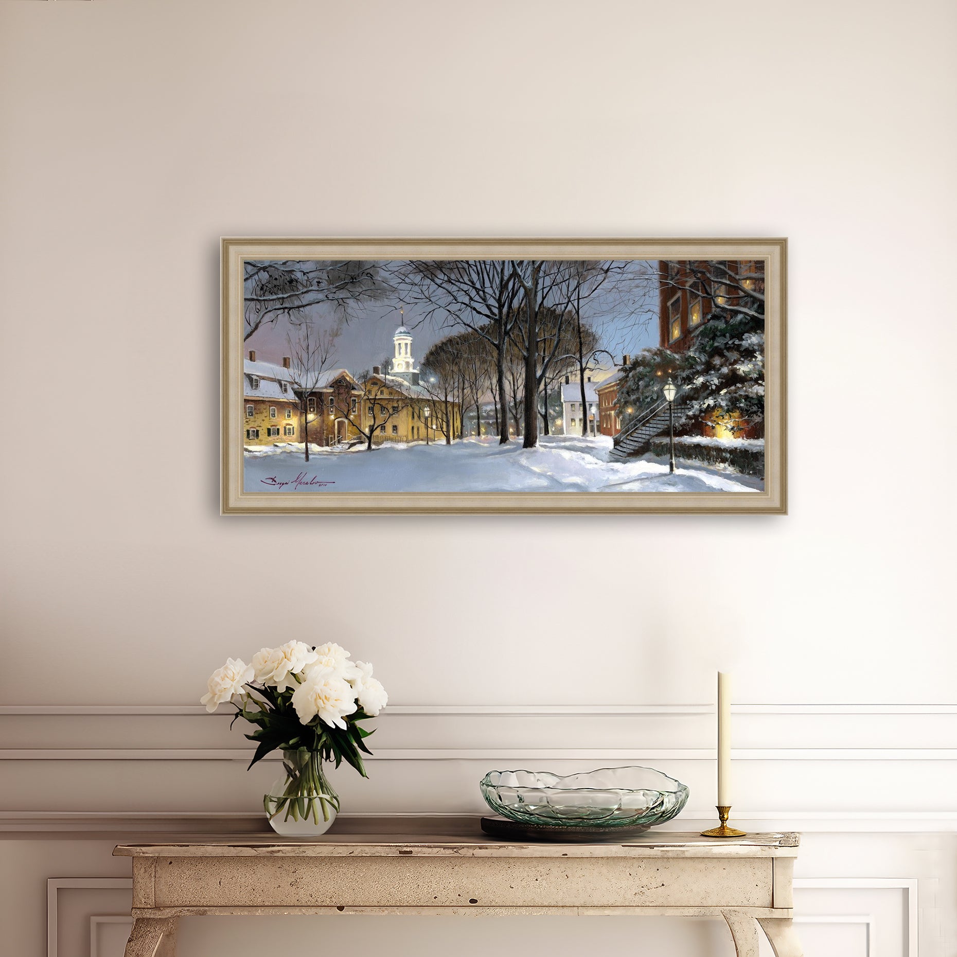 Winter Night, Moravian Academy