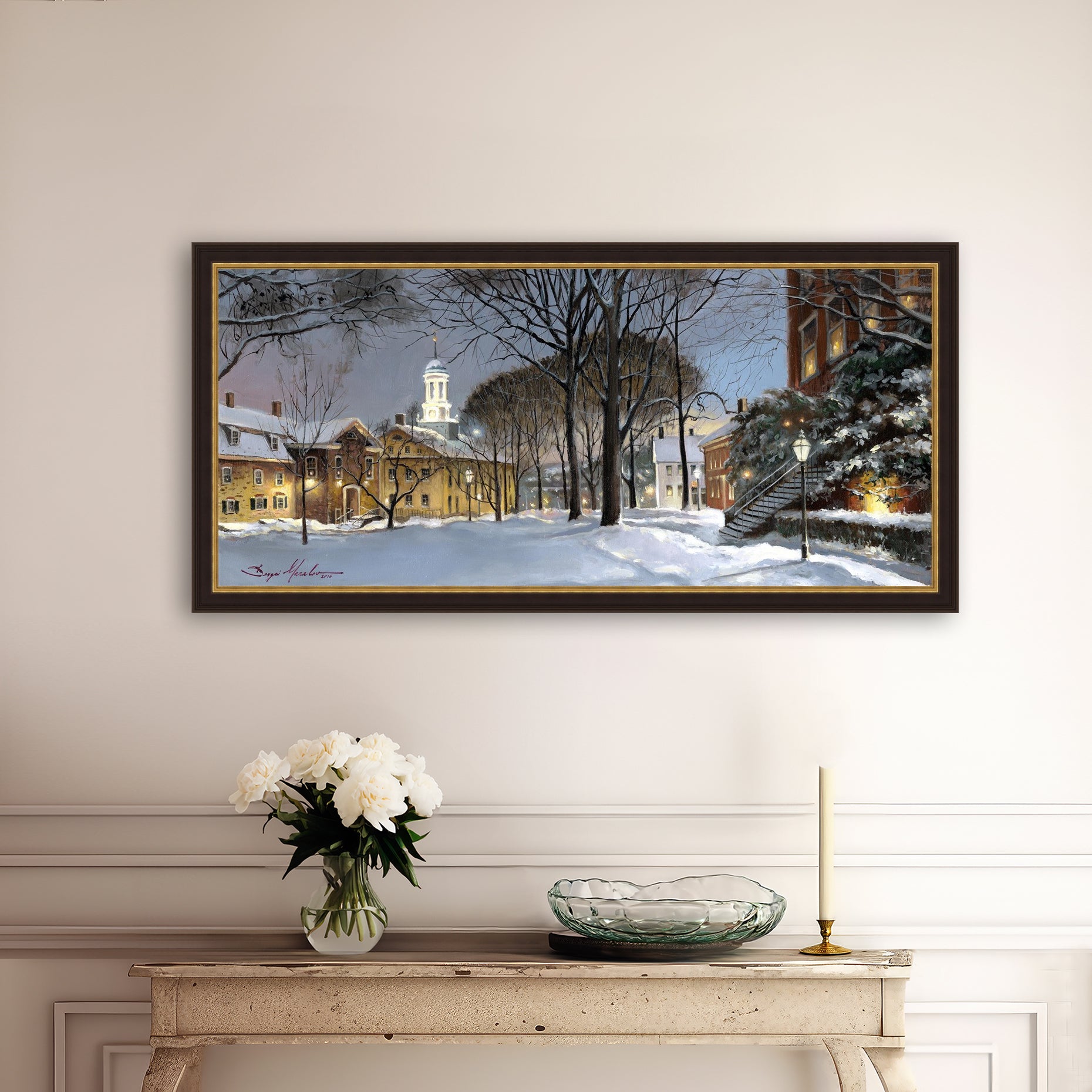 Winter Night, Moravian Academy