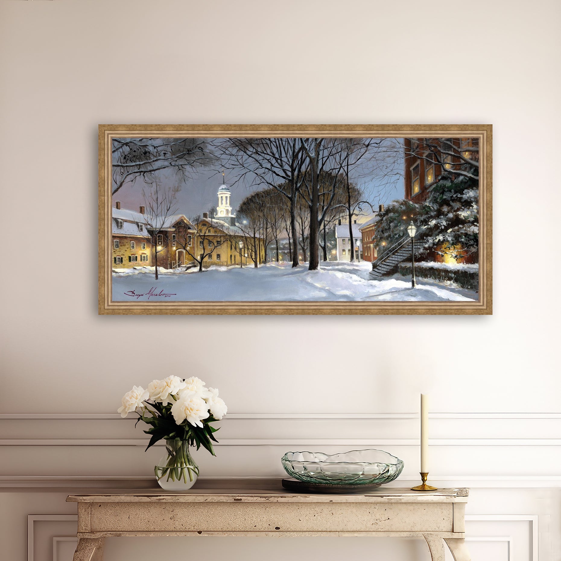Winter Night, Moravian Academy