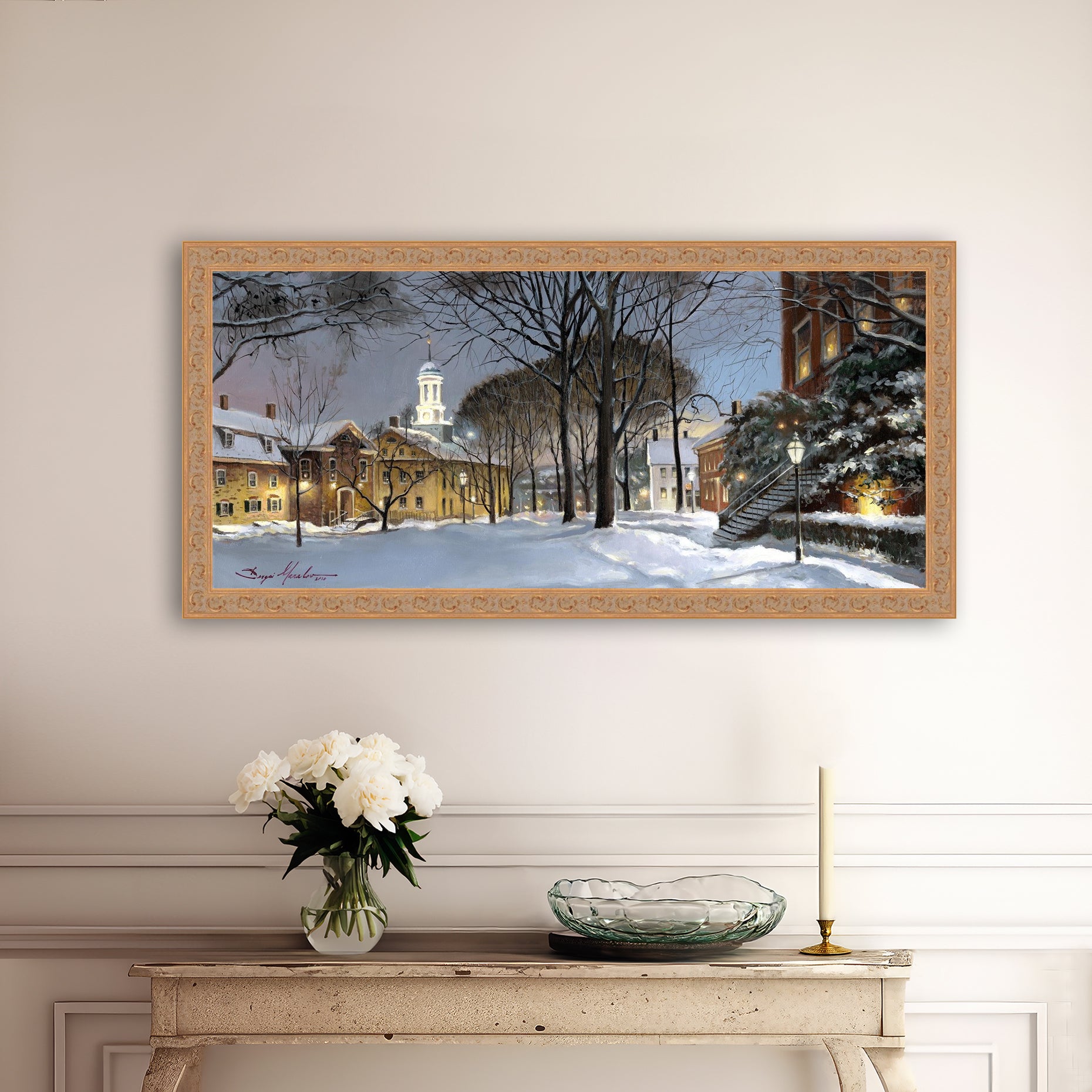 Winter Night, Moravian Academy