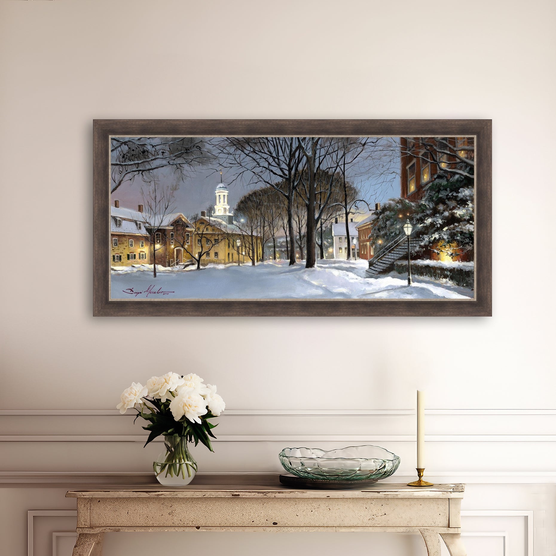 Winter Night, Moravian Academy