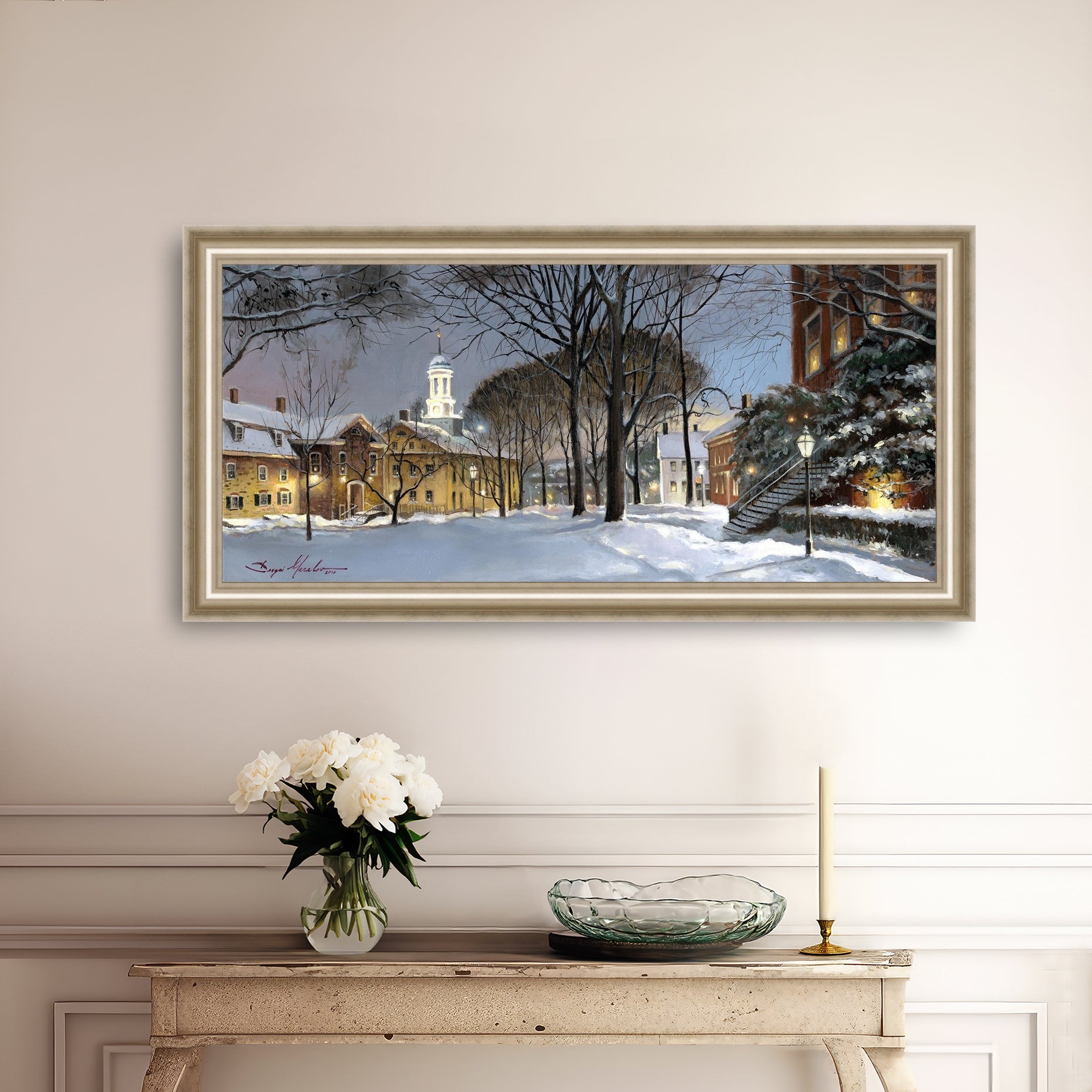 Winter Night, Moravian Academy