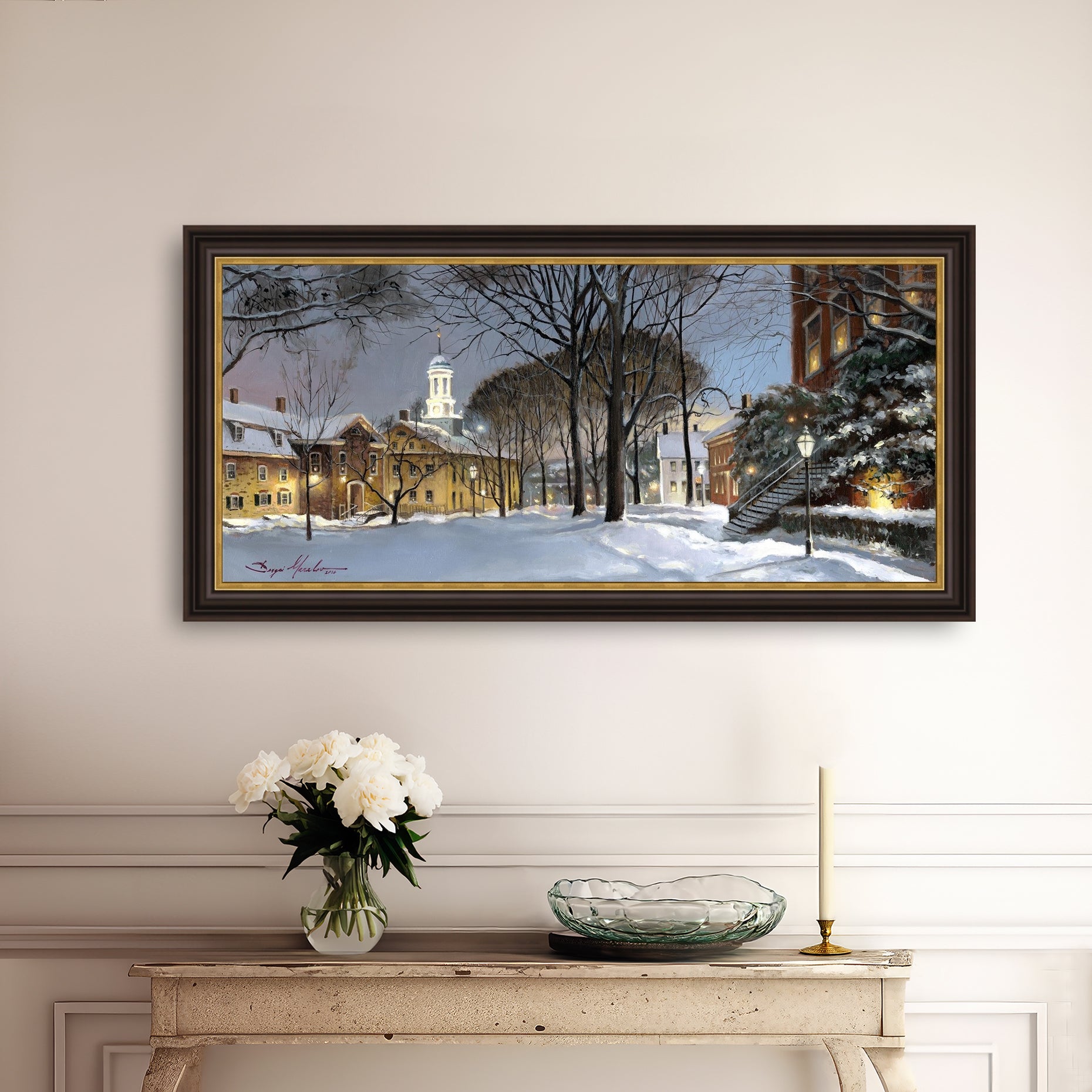 Winter Night, Moravian Academy