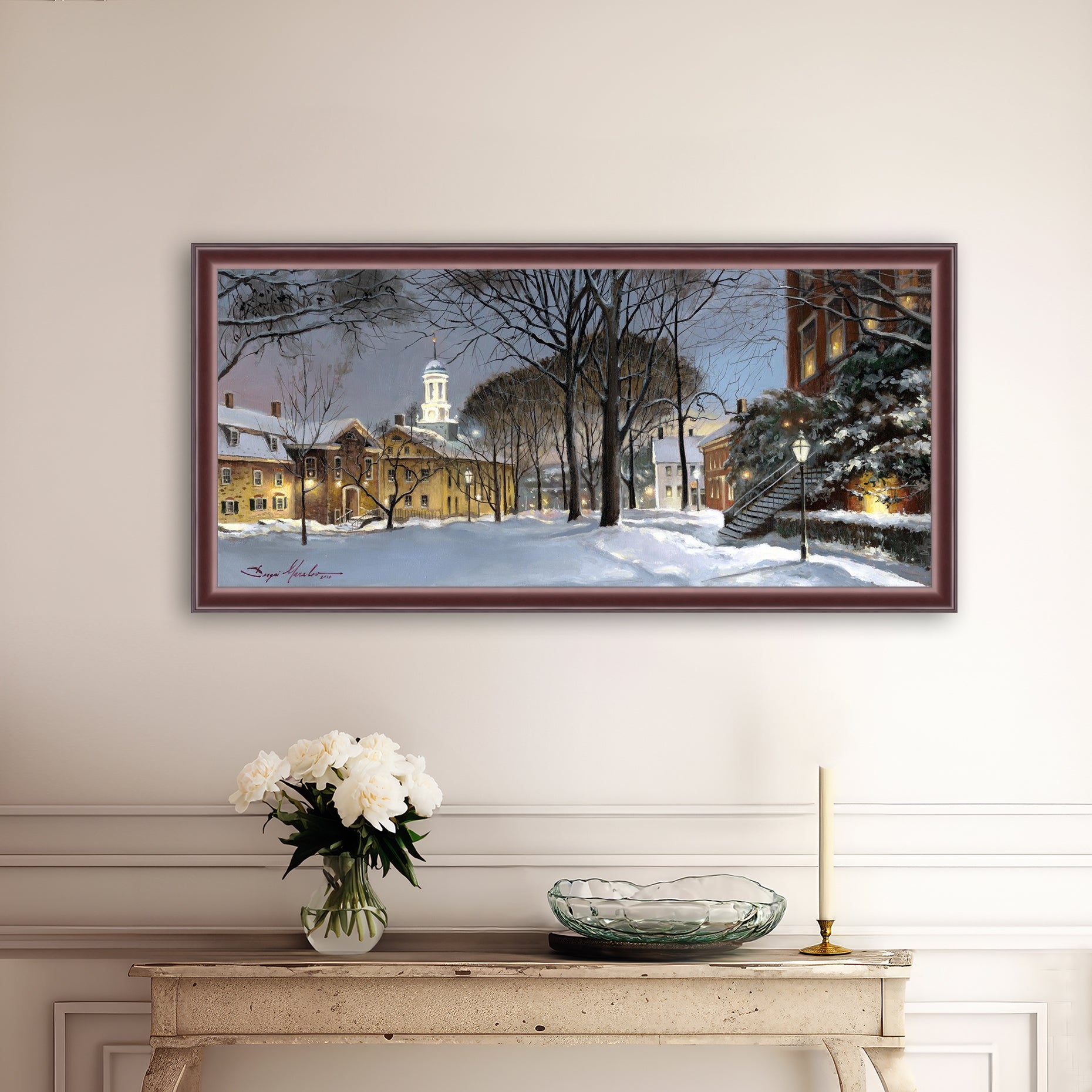 Winter Night, Moravian Academy