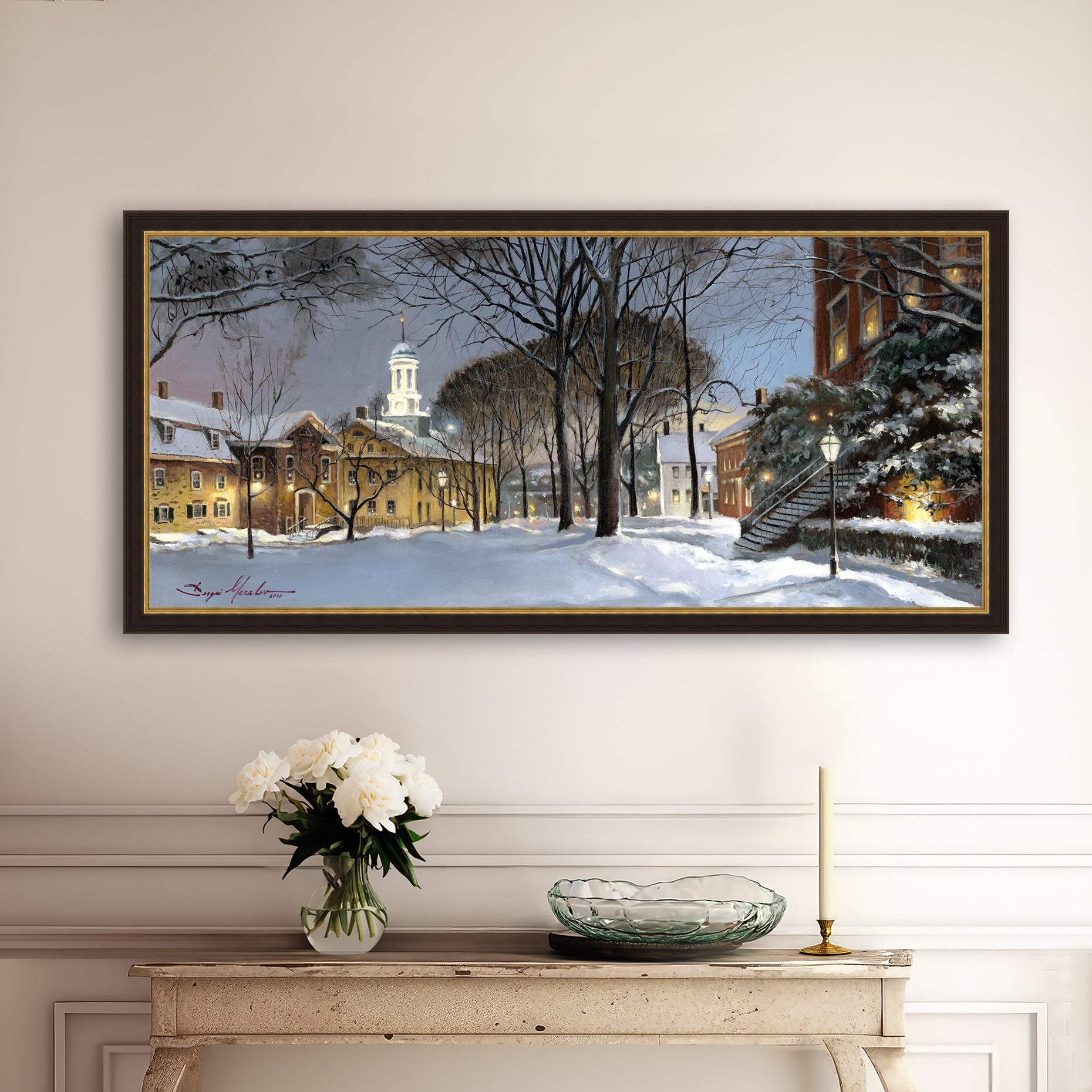 Winter Night, Moravian Academy