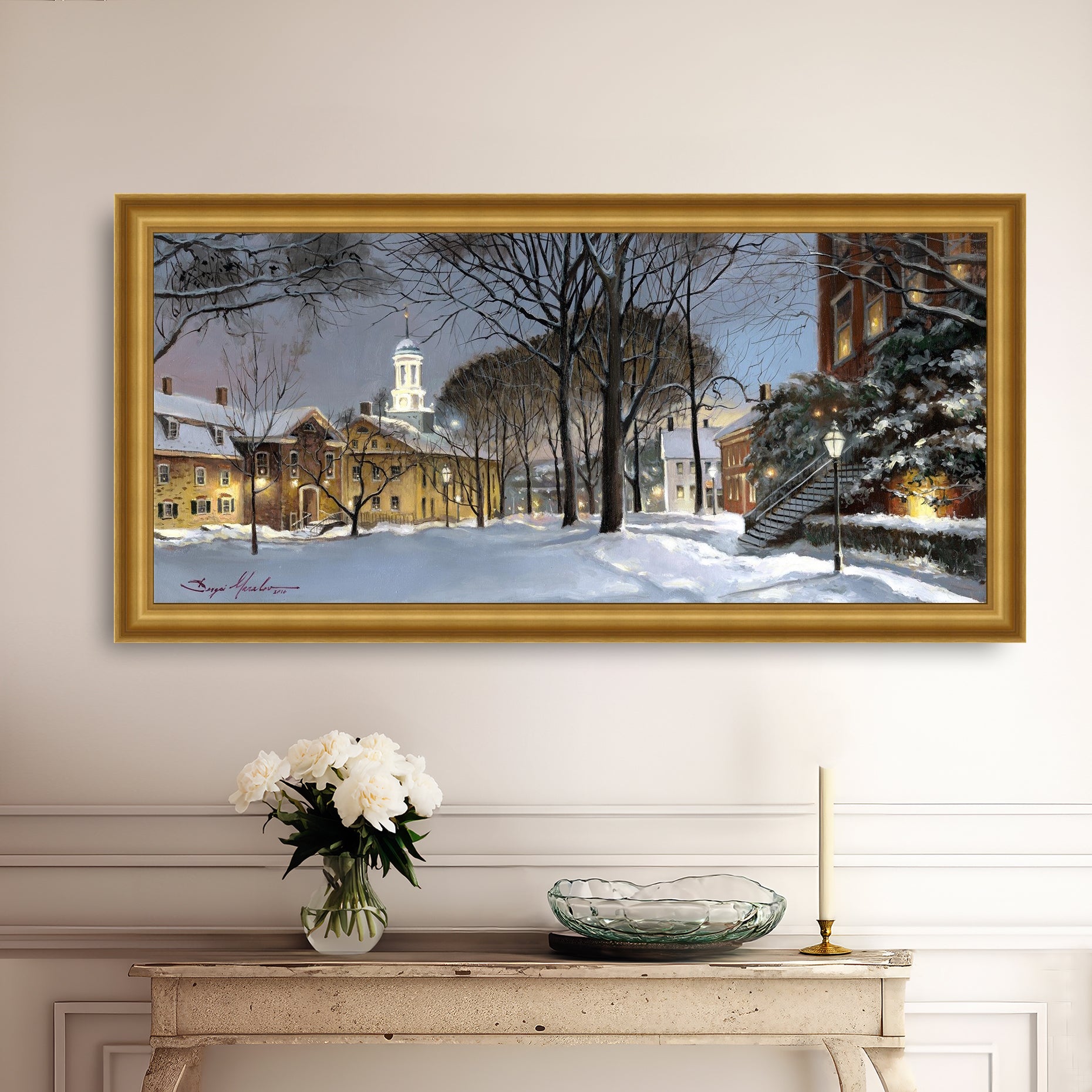 Winter Night, Moravian Academy