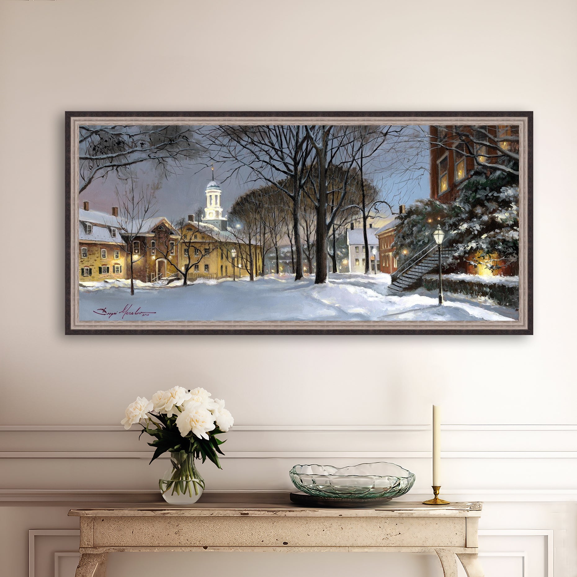 Winter Night, Moravian Academy