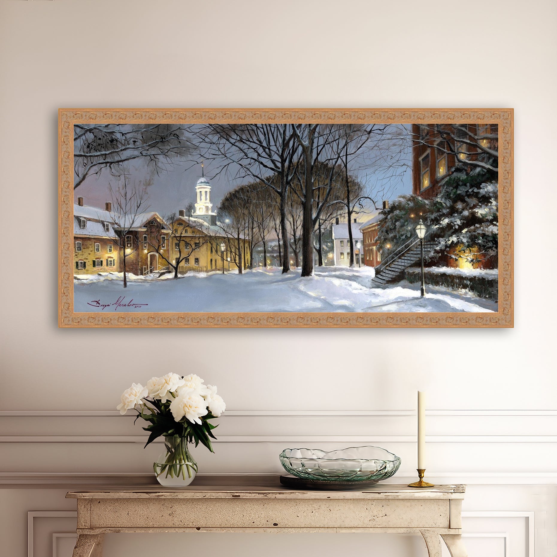 Winter Night, Moravian Academy