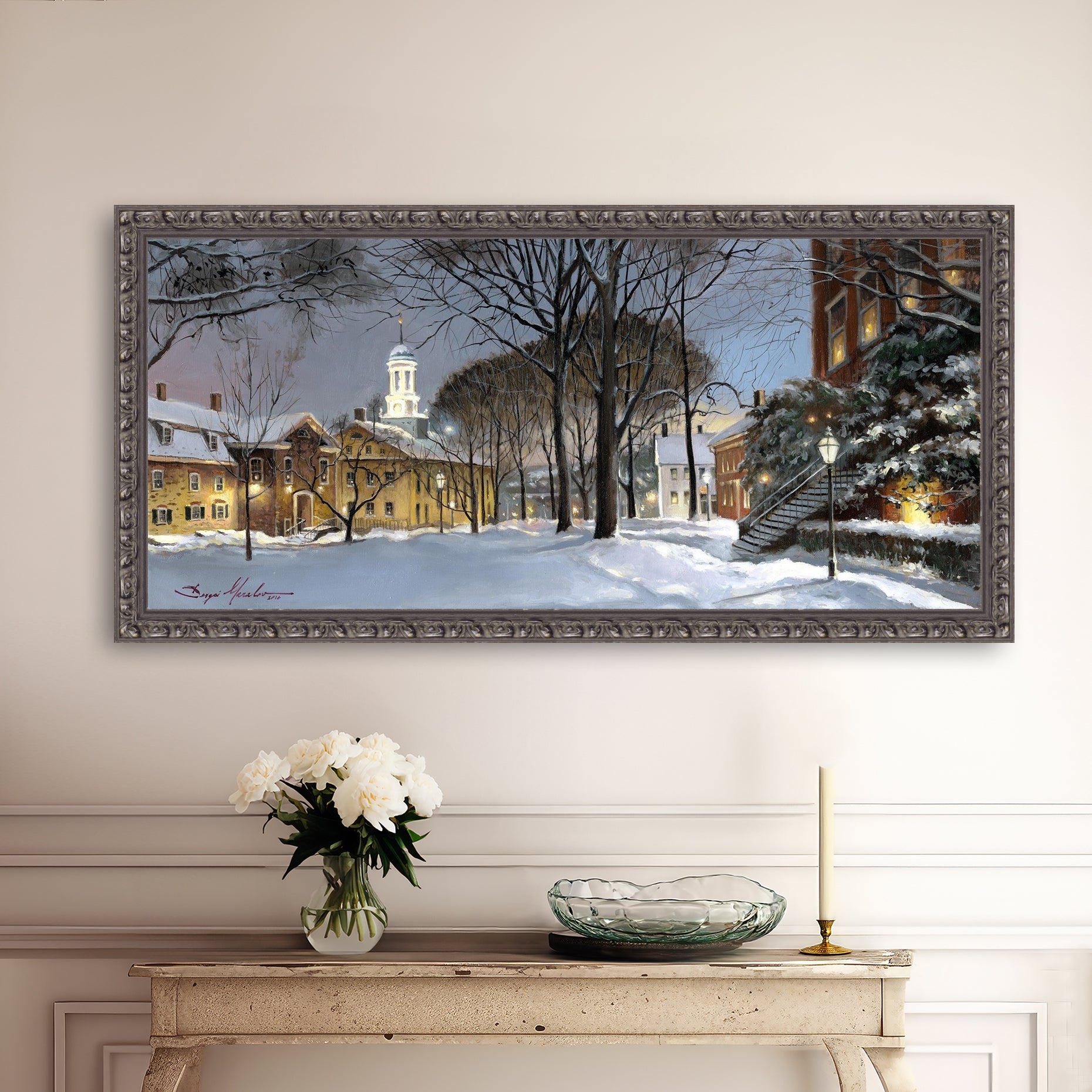 Winter Night, Moravian Academy