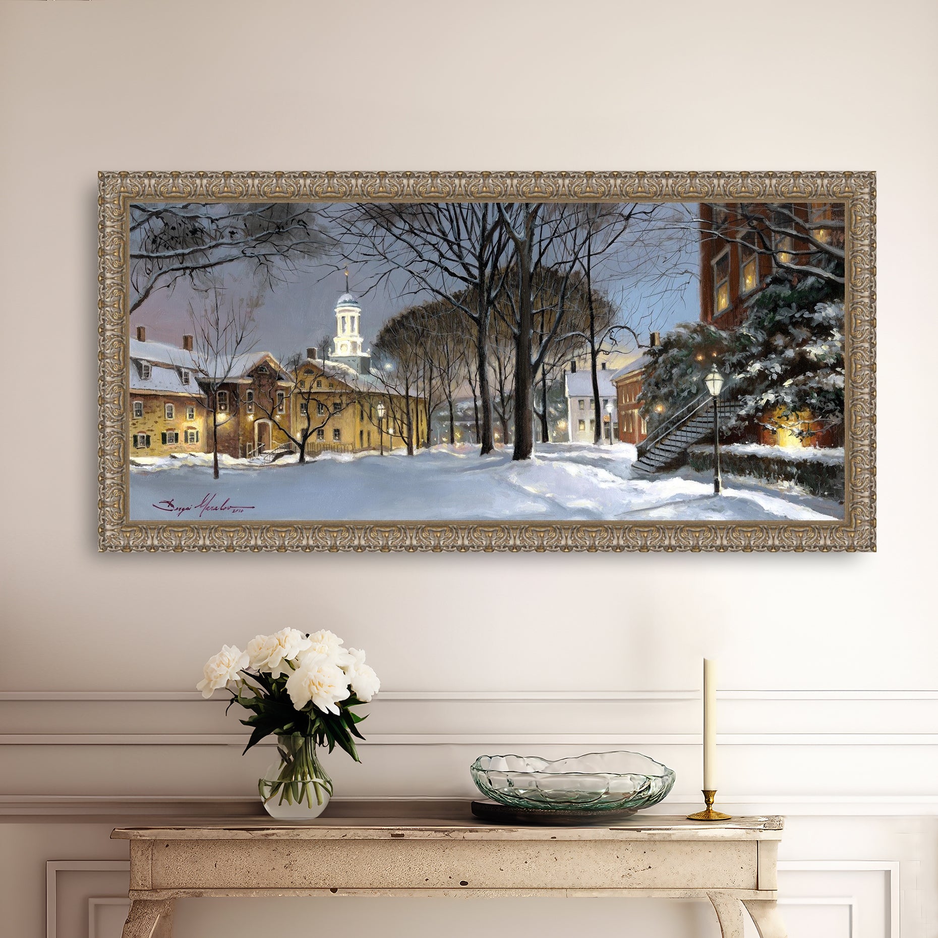 Winter Night, Moravian Academy